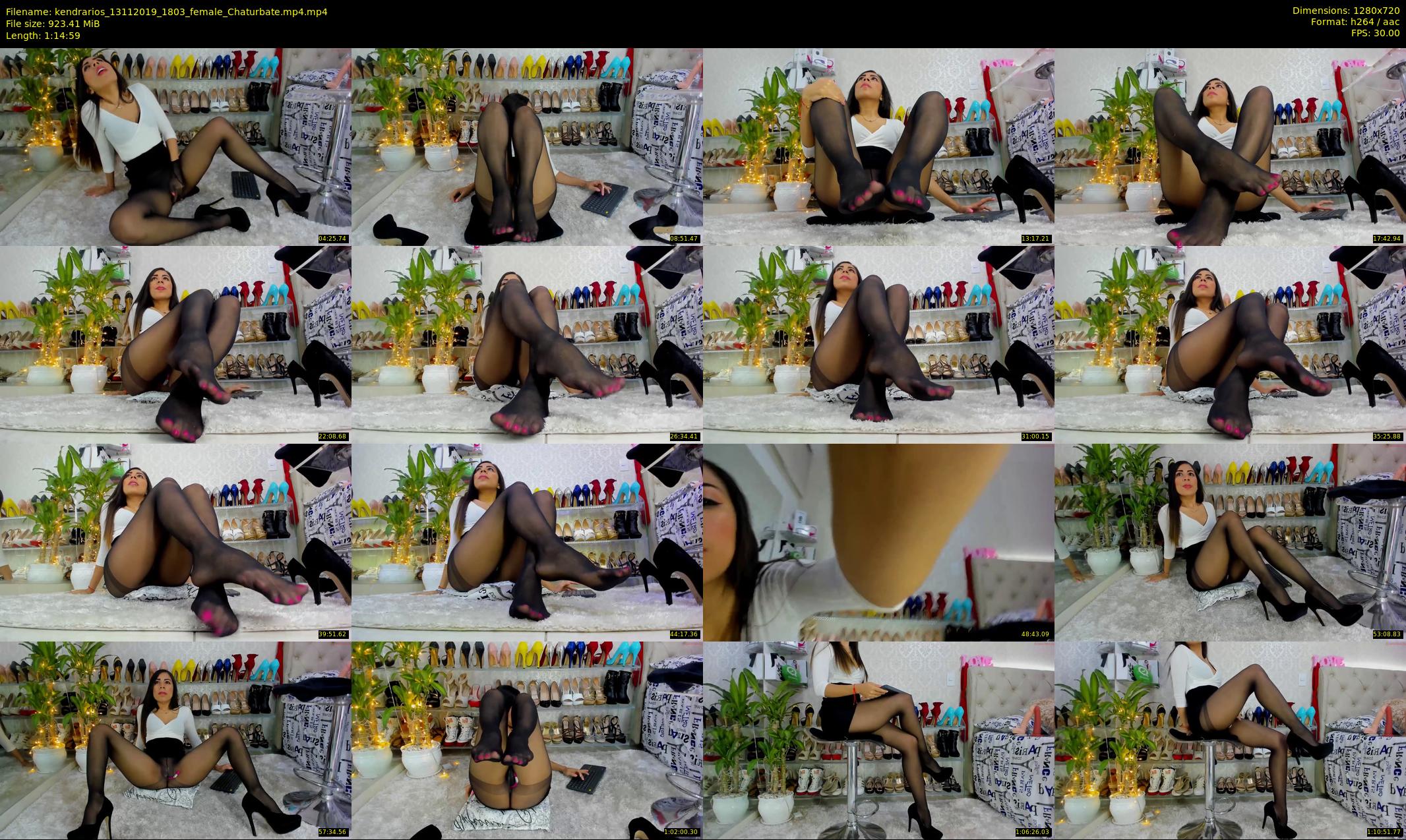 kendrarios — 75 minute Chaturbate female cam show recording, 720p, Nov 13, 2019
