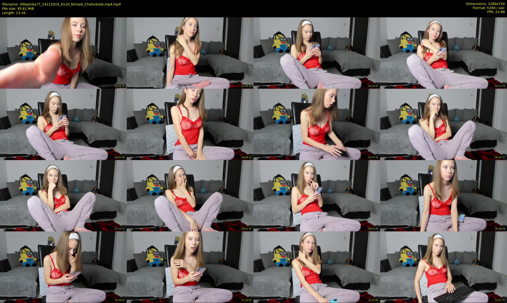 littlepinky77 — 14 minute Chaturbate female cam show recording, 720p, Nov 14, 2019