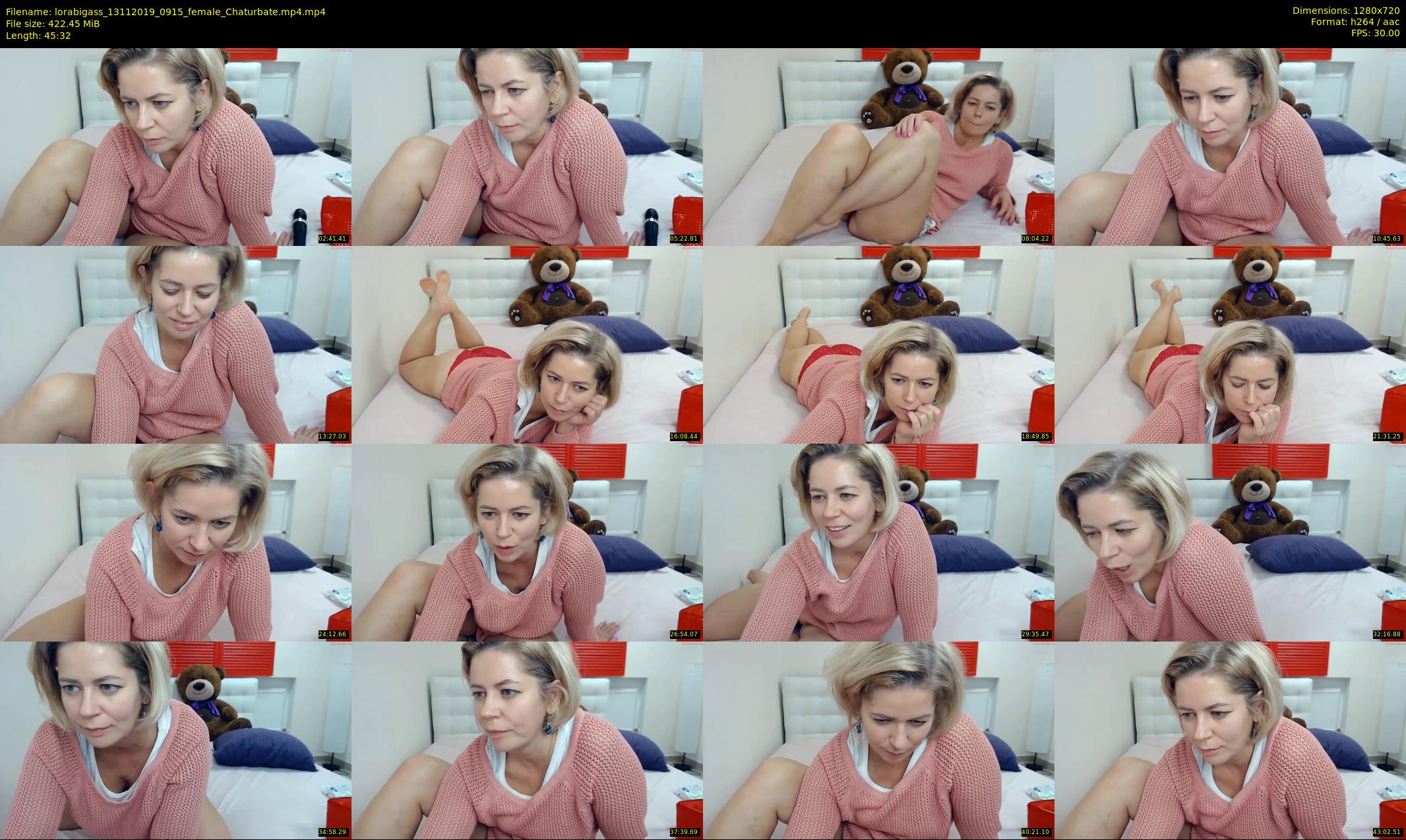 lorabigass — 46 minute Chaturbate female cam show recording, 720p, Nov 13, 2019