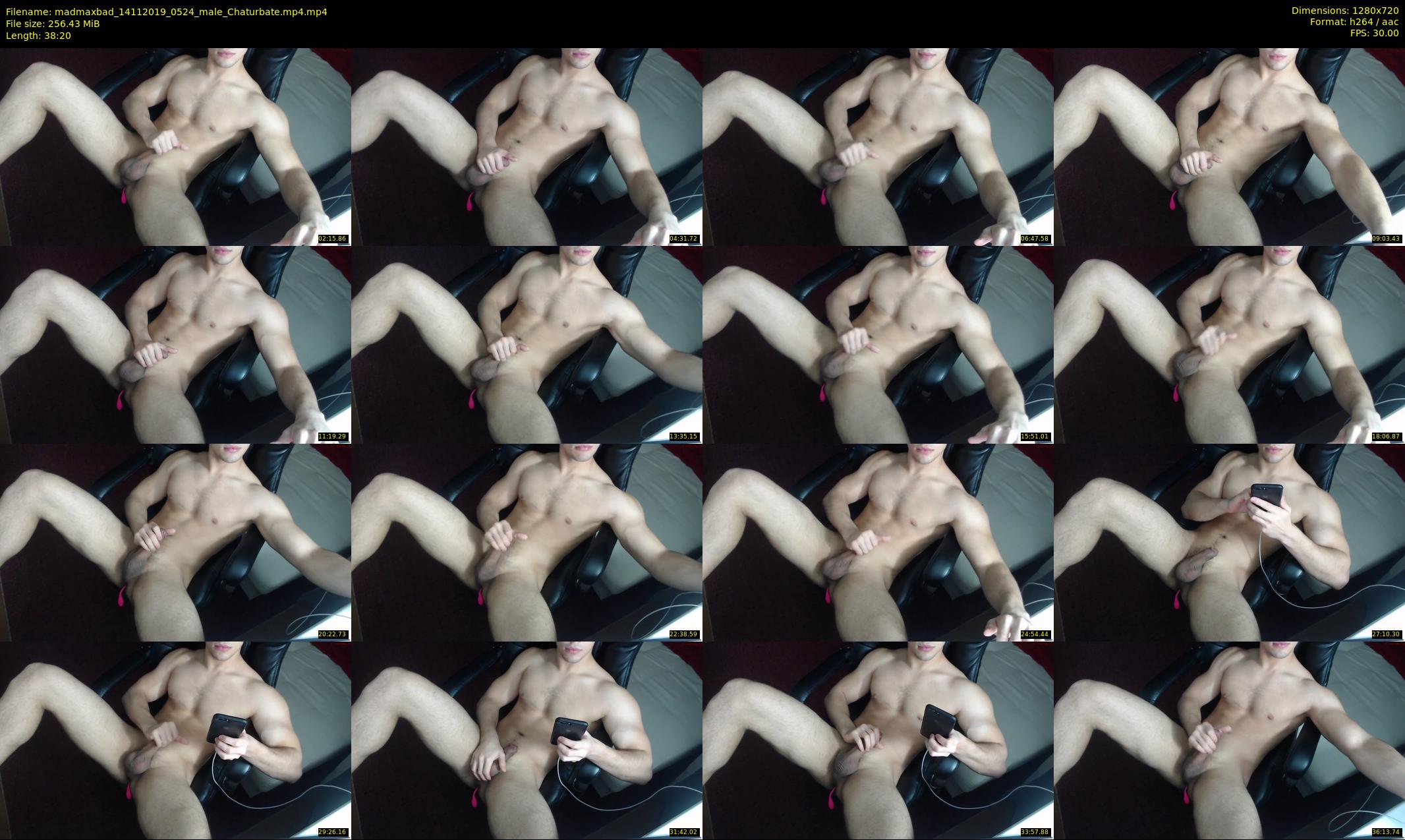 madmaxbad — 39 minute Chaturbate male cam show recording, 720p, Nov 14, 2019