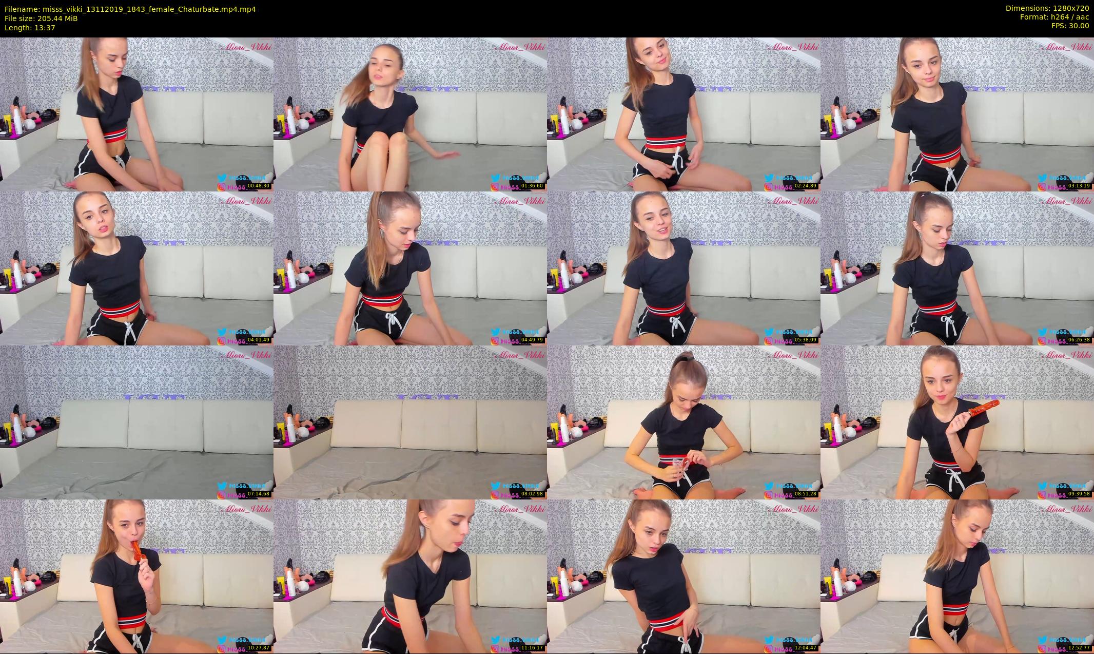 misss_vikki — 14 minute Chaturbate female cam show recording, 720p, Nov 13, 2019