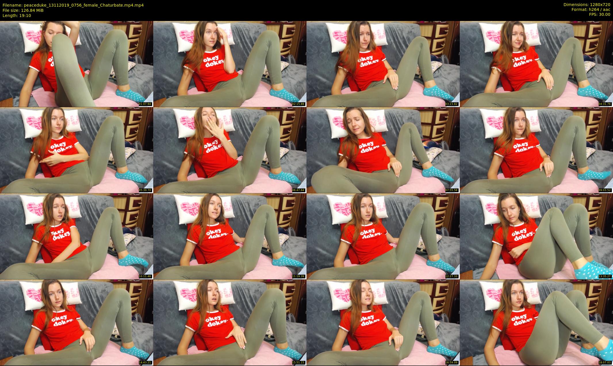 peaceduke — 20 minute Chaturbate female cam show recording, 720p, Nov 13, 2019