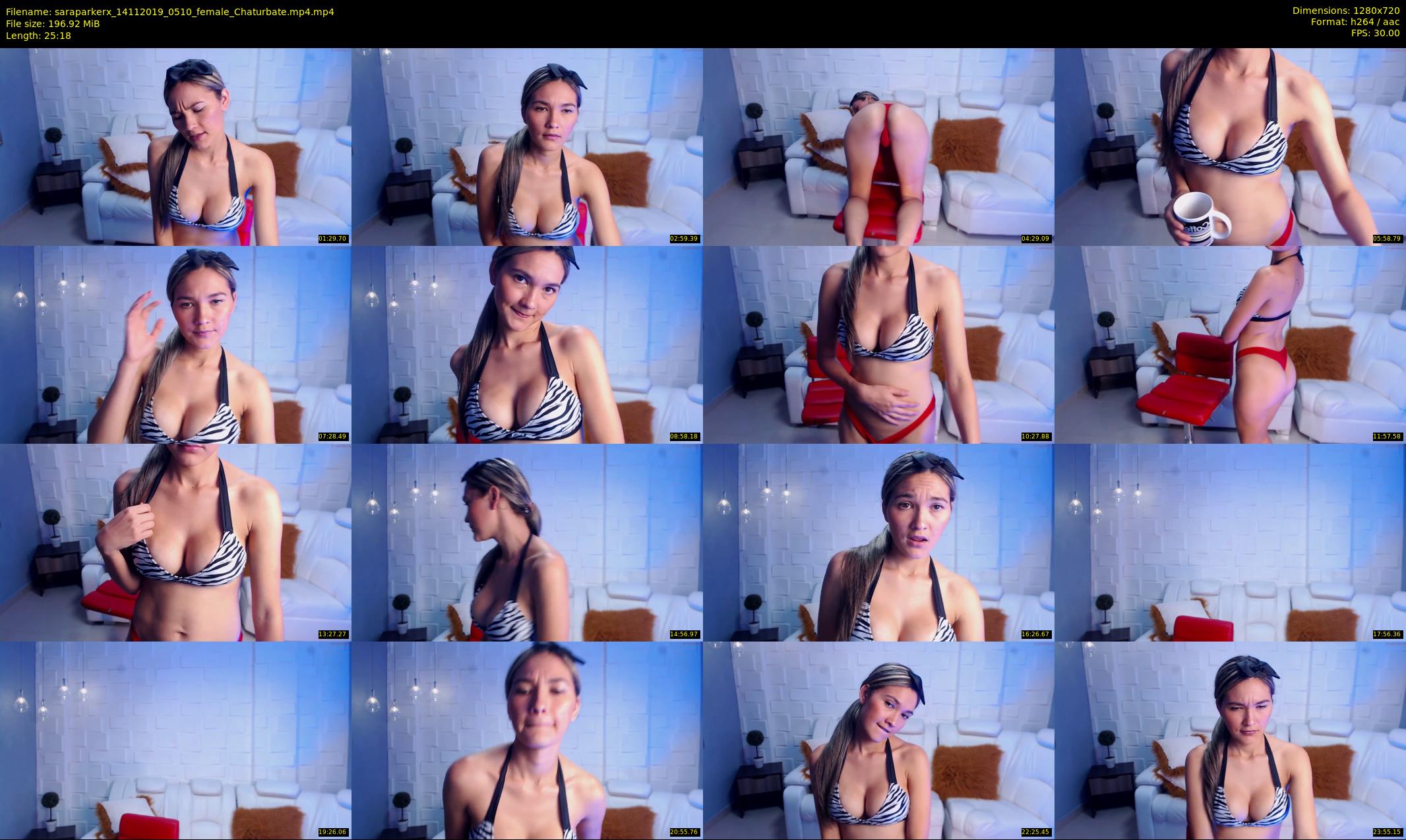 saraparkerx — 26 minute Chaturbate female cam show recording, 720p, Nov 14, 2019