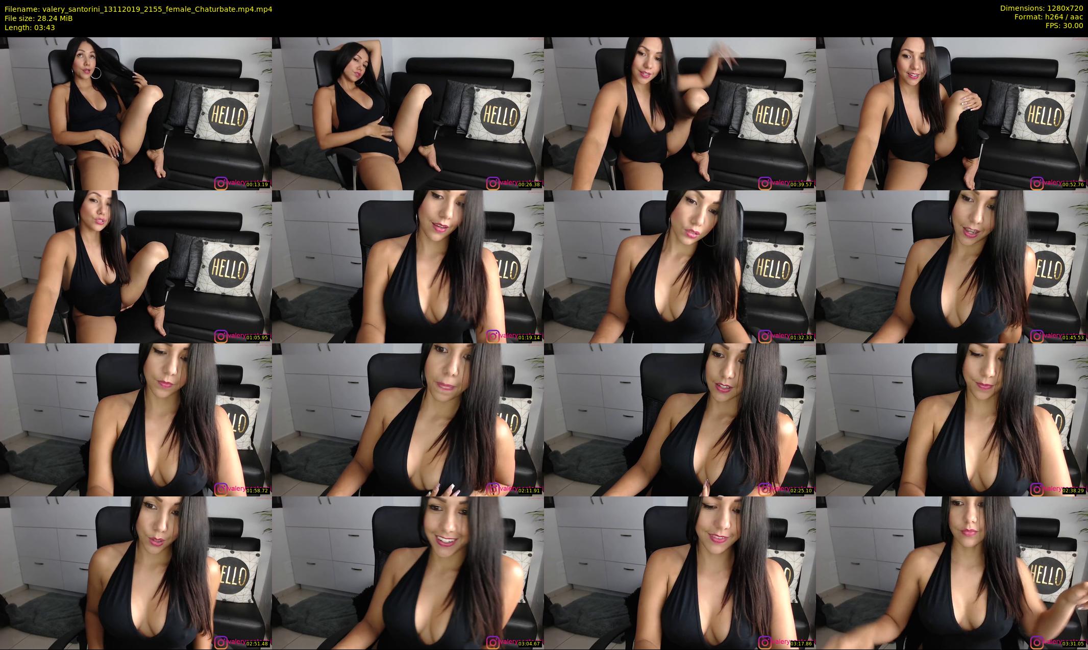 valery_santorini — 4 minute Chaturbate female cam show recording, 720p, Nov 13, 2019