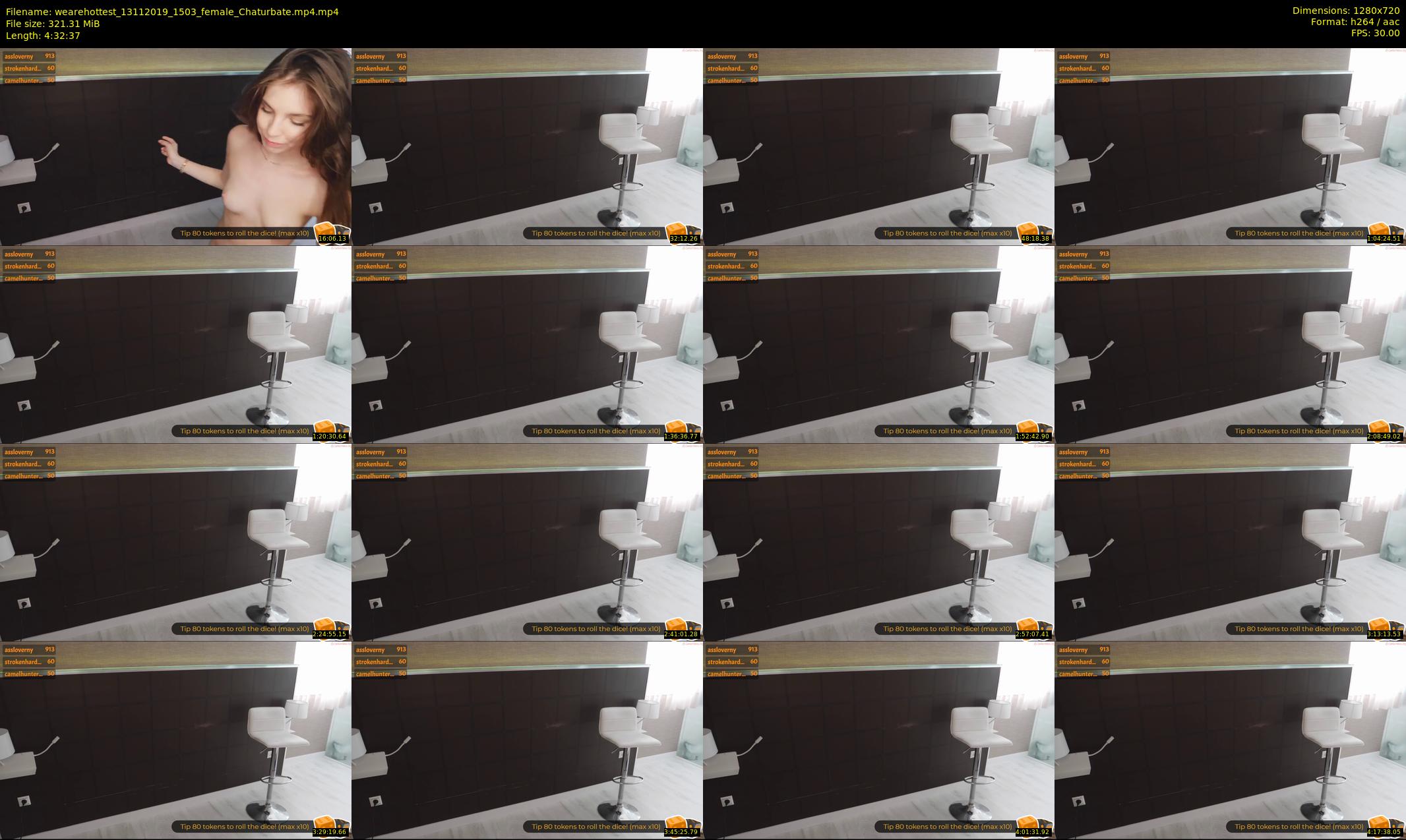wearehottest — 273 minute Chaturbate couple cam show recording, 720p, Nov 13, 2019
