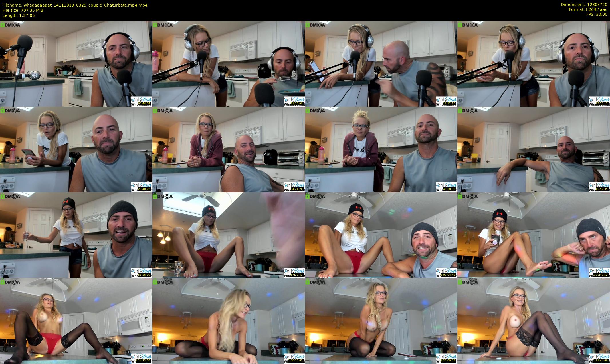 whaaaaaaaat — 98 minute Chaturbate couple cam show recording, 720p, Nov 14, 2019
