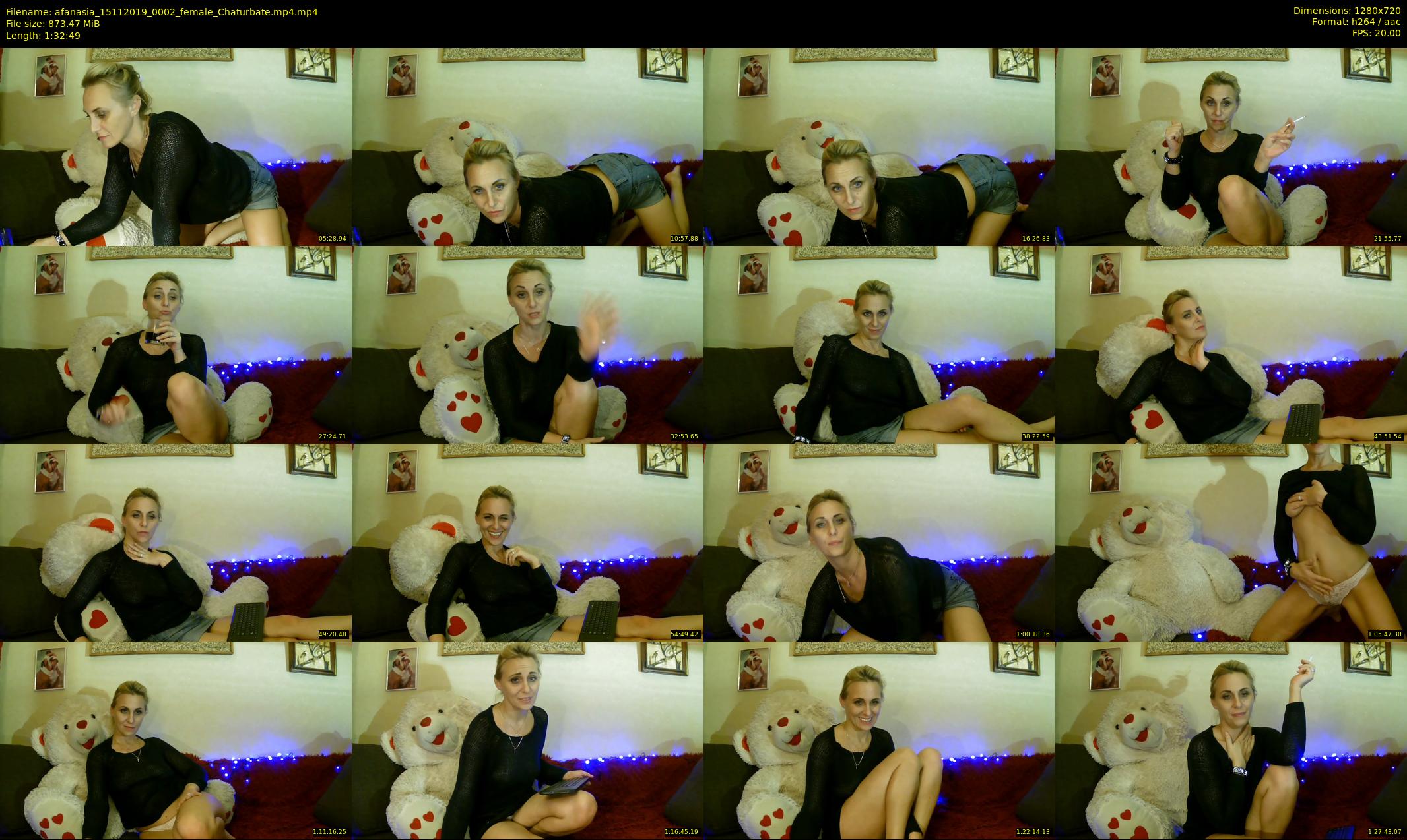 afanasia — 93 minute Chaturbate female cam show recording, 720p, Nov 15, 2019