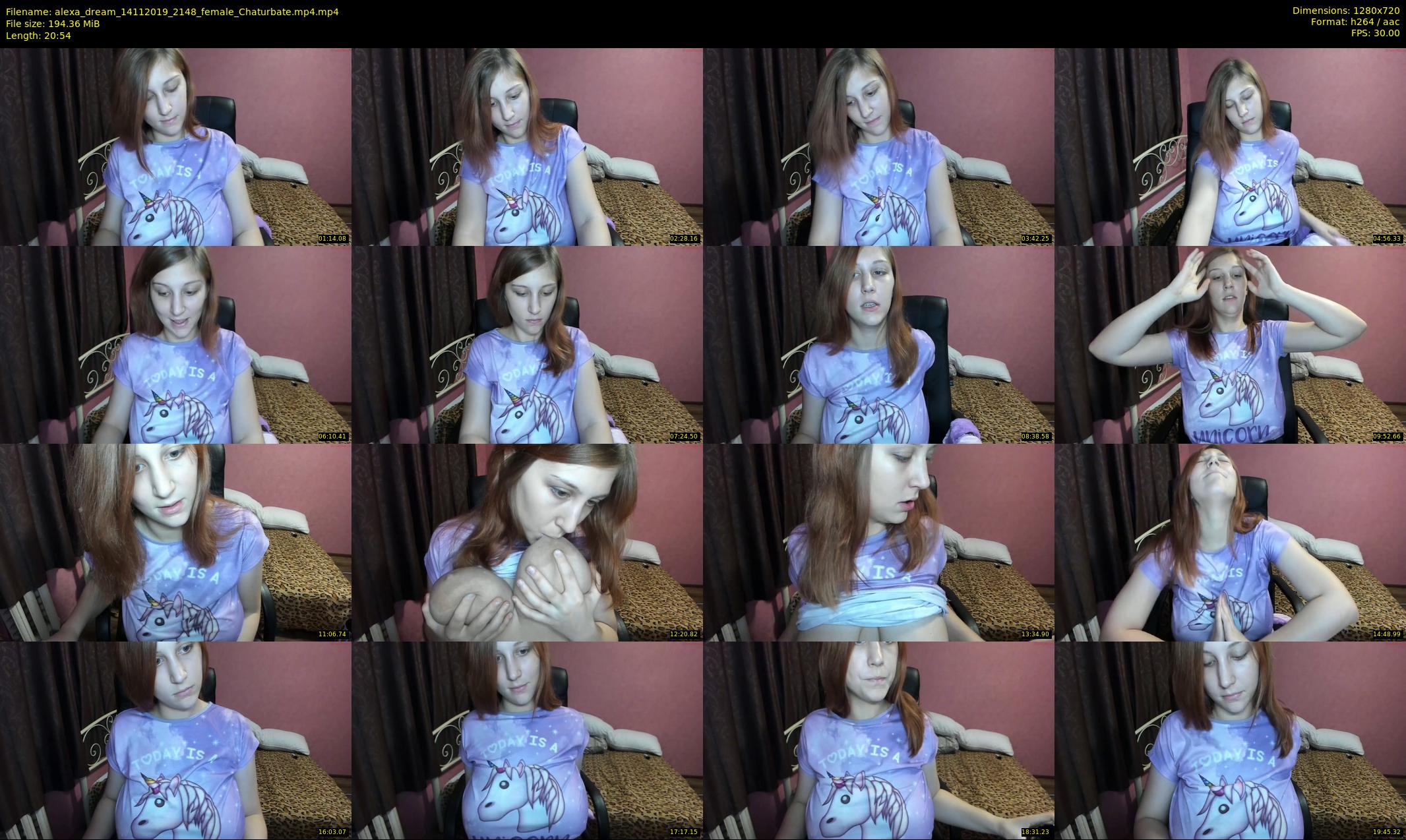 alexa_dream — 21 minute Chaturbate female cam show recording, 720p, Nov 14, 2019