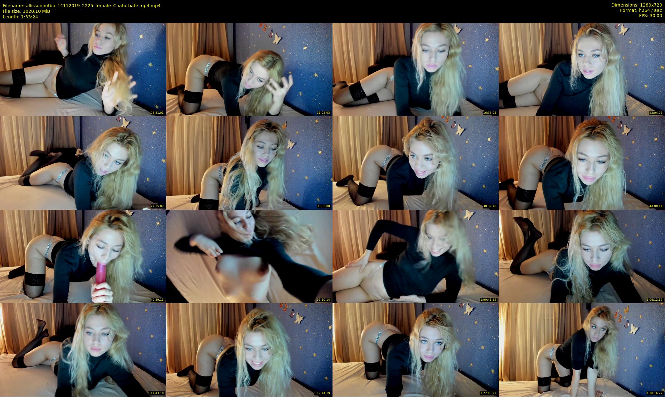 allissonhotbb — 94 minute Chaturbate female cam show recording, 720p, Nov 14, 2019