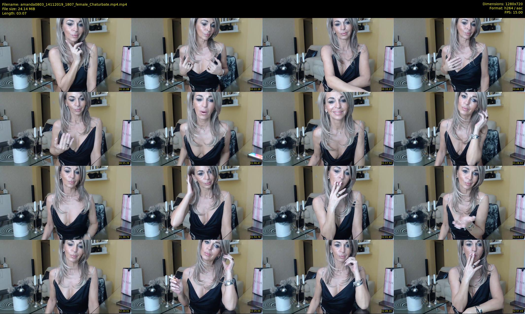 amanda0803 — 4 minute Chaturbate female cam show recording, 720p, Nov 14, 2019