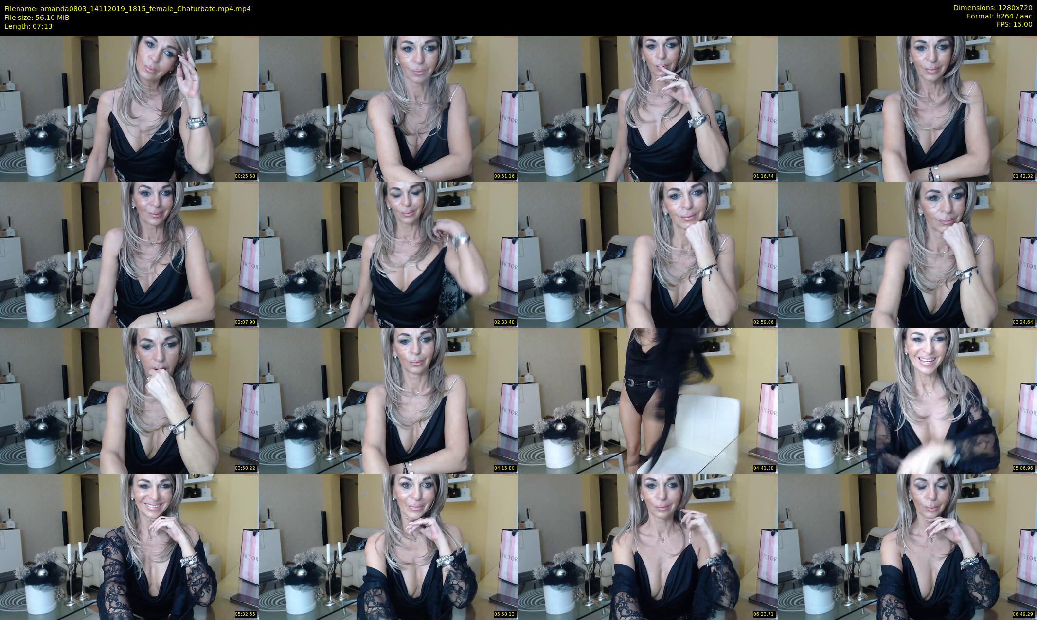 amanda0803 — 8 minute Chaturbate female cam show recording, 720p, Nov 14, 2019