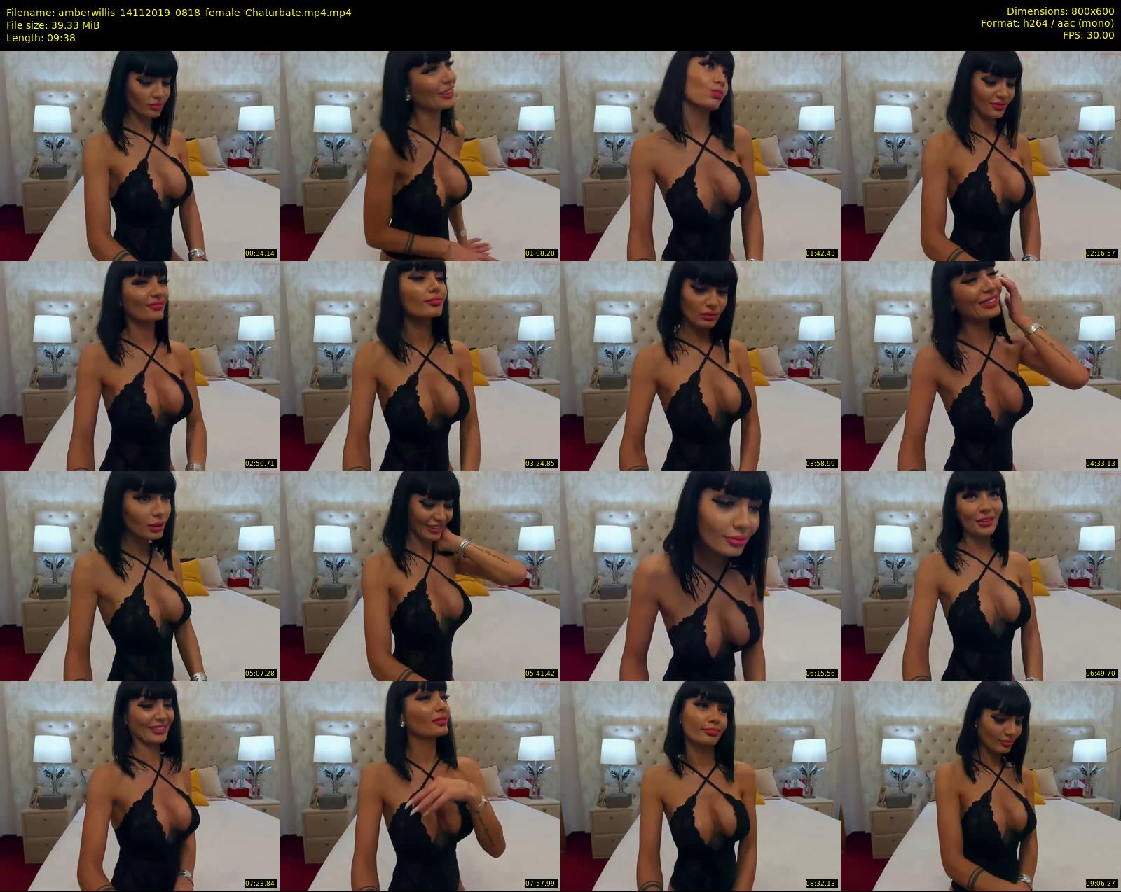 amberwillis — 10 minute Chaturbate female cam show recording, 480p, Nov 14, 2019