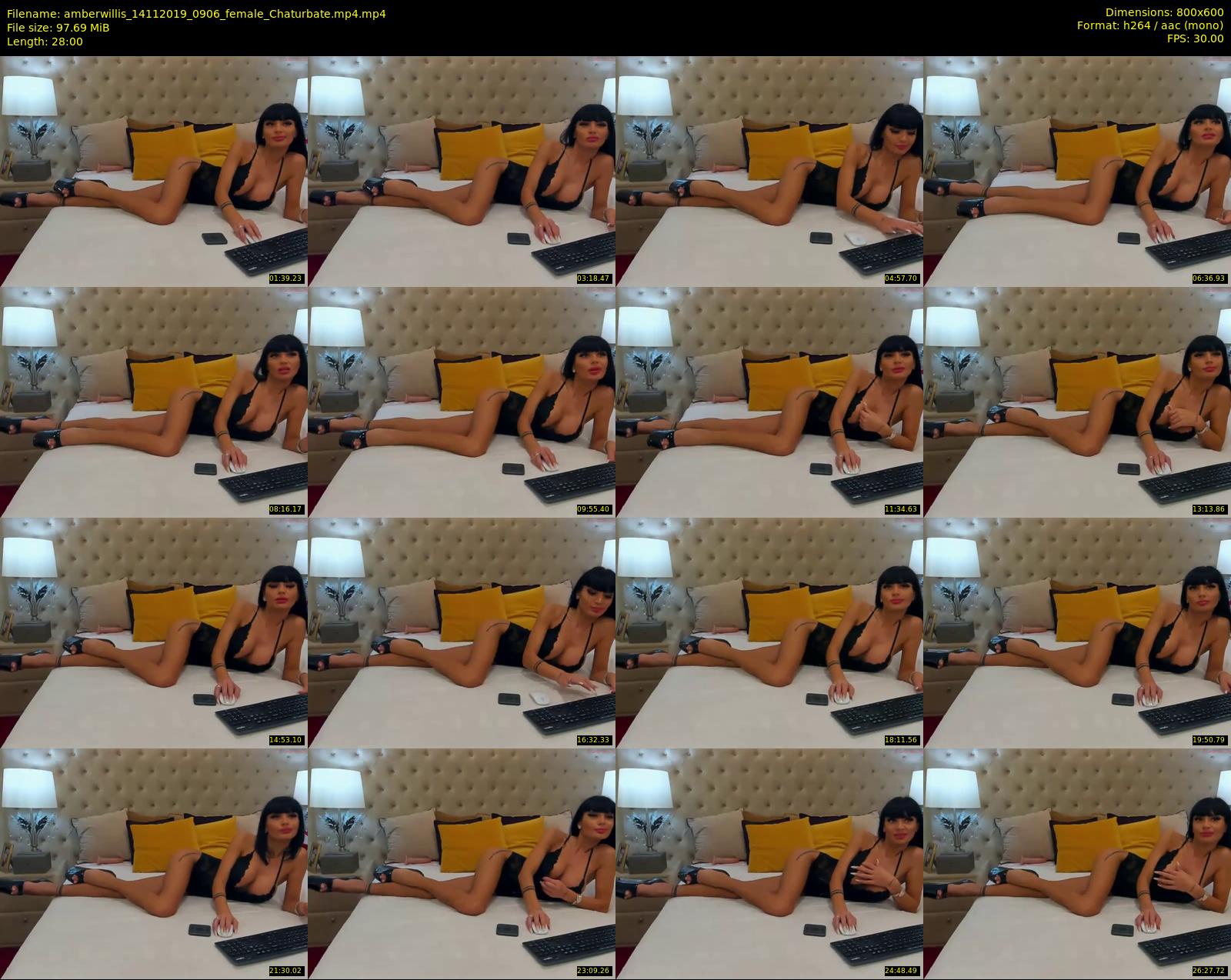 amberwillis — 28 minute Chaturbate female cam show recording, 480p, Nov 14, 2019