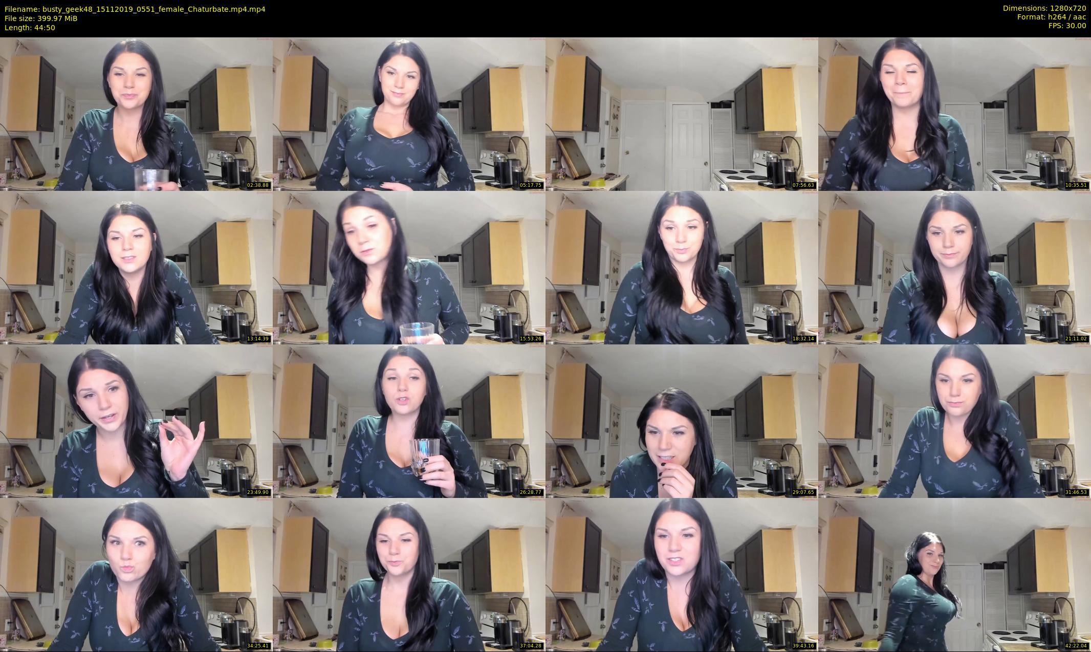 busty_geek48 — 45 minute Chaturbate female cam show recording, 720p, Nov 15, 2019