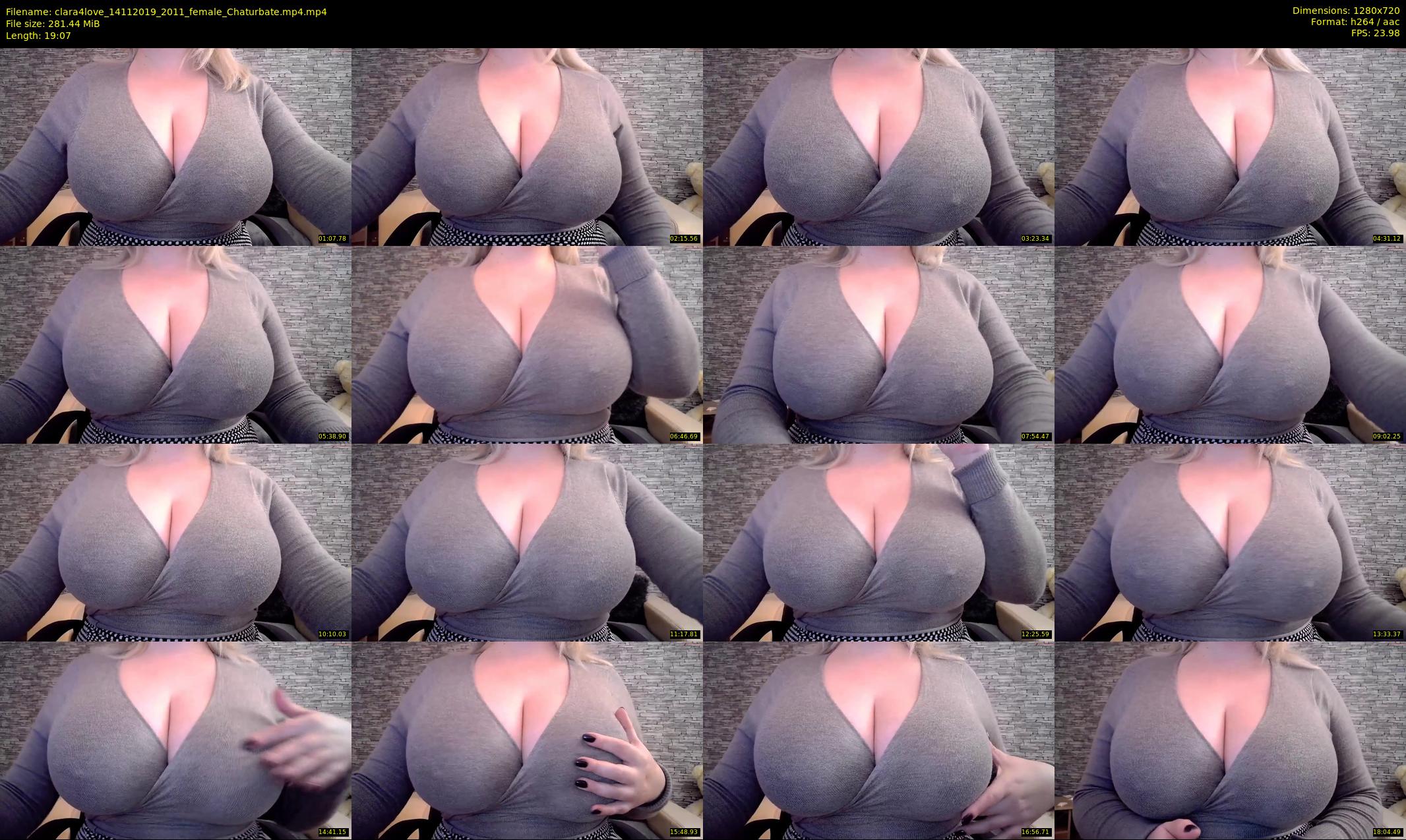 clara4love — 20 minute Chaturbate female cam show recording, 720p, Nov 14, 2019