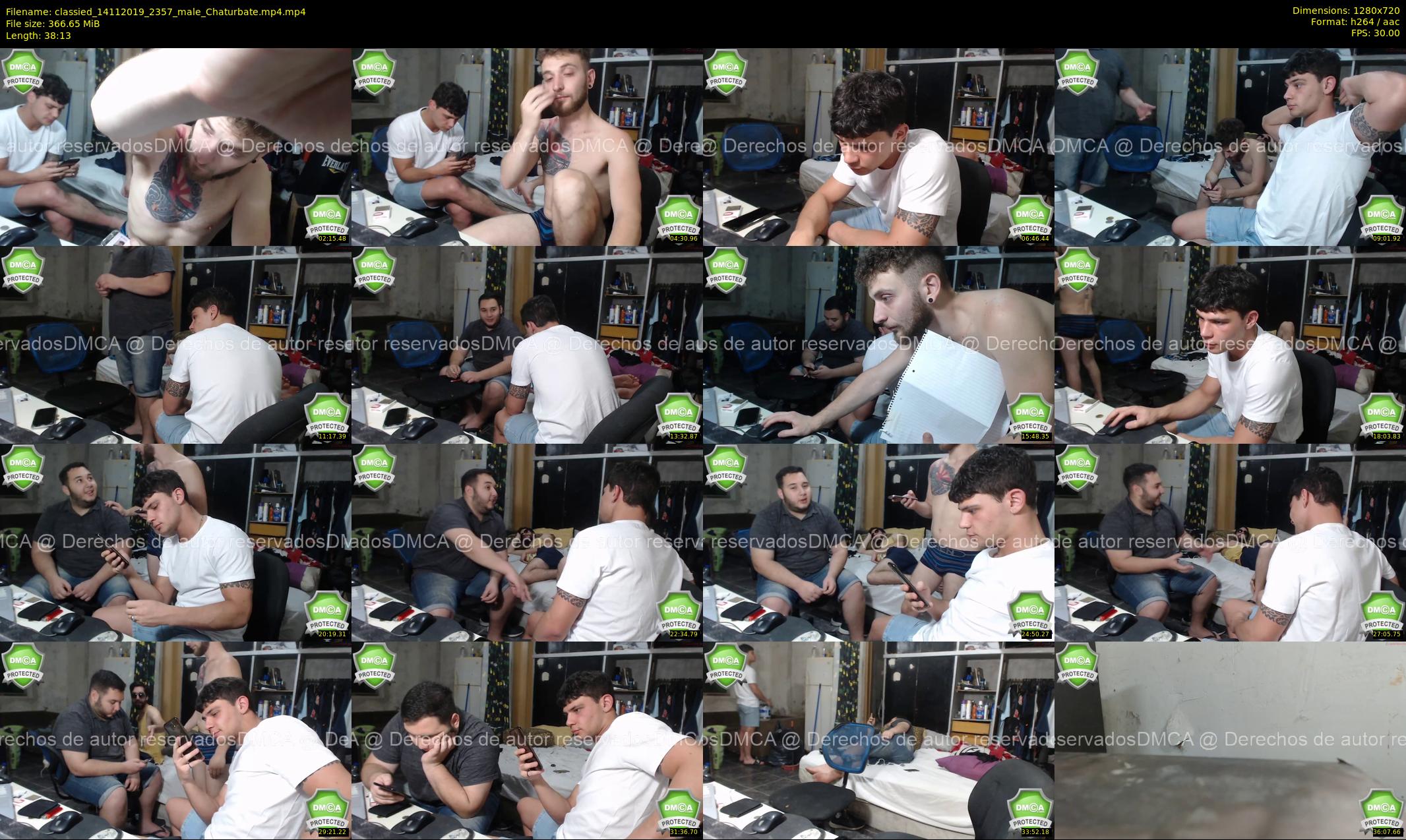 classied — 39 minute Chaturbate male cam show recording, 720p, Nov 14, 2019