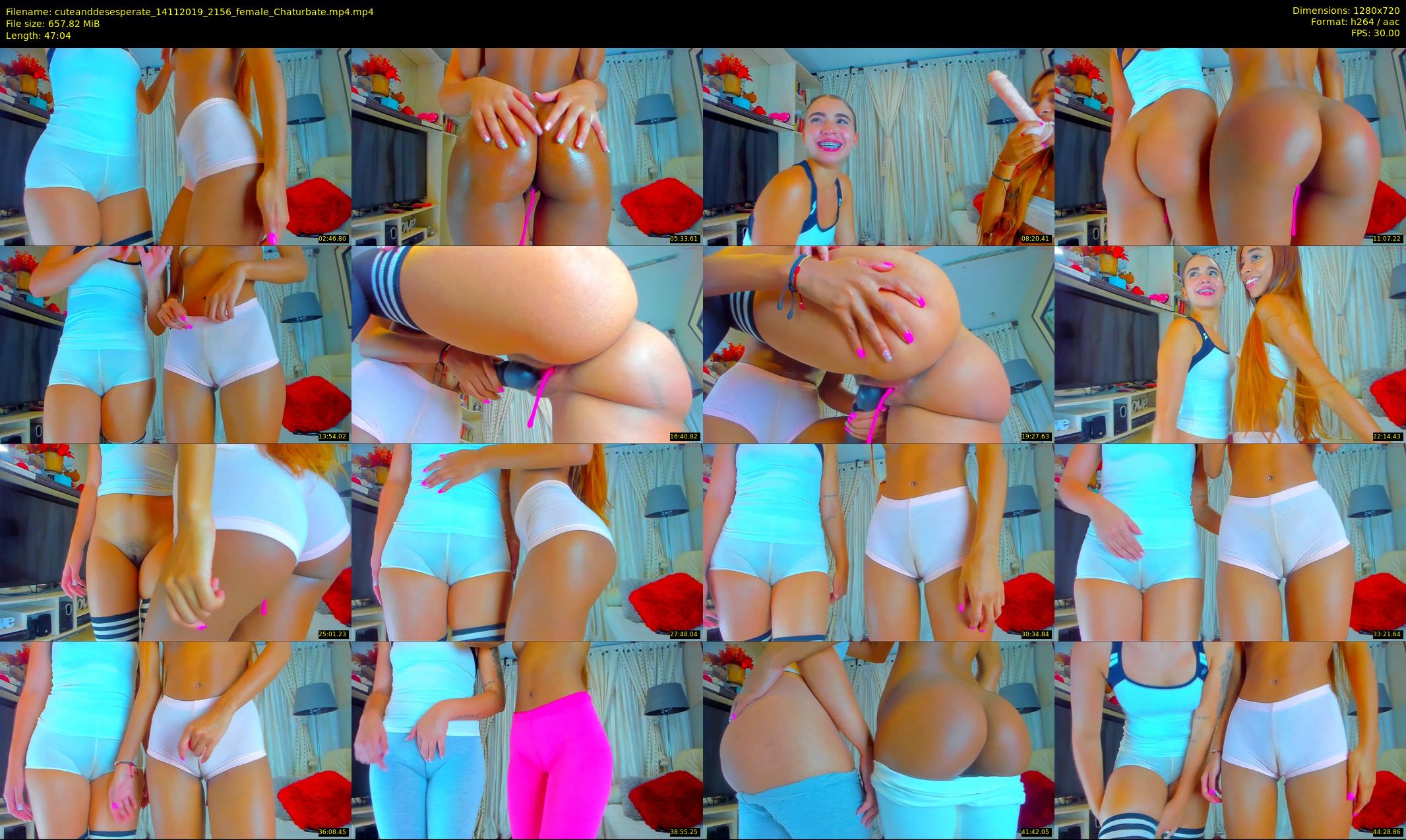 cuteanddesesperate — 48 minute Chaturbate female cam show recording, 720p, Nov 14, 2019