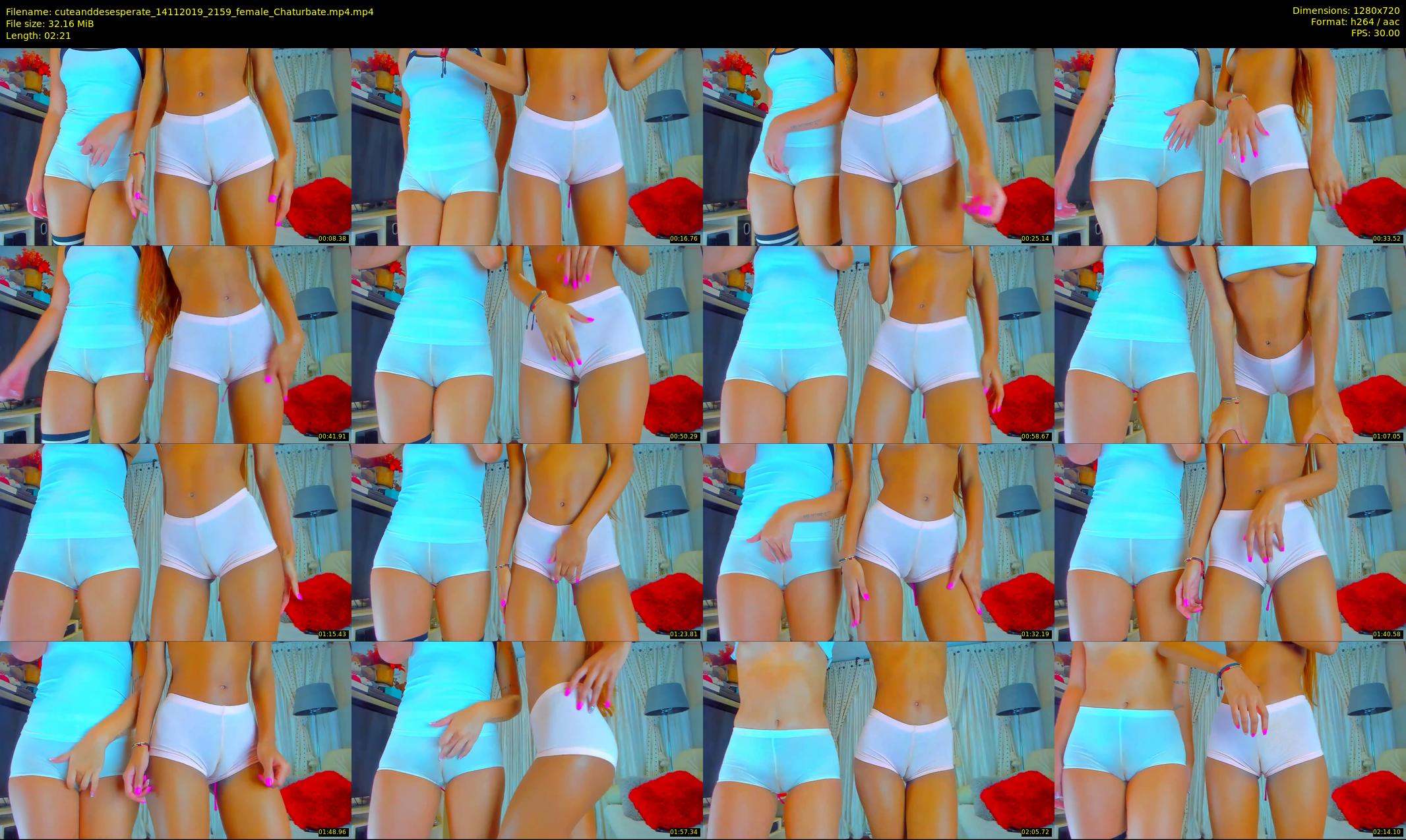 cuteanddesesperate — 3 minute Chaturbate female cam show recording, 720p, Nov 14, 2019