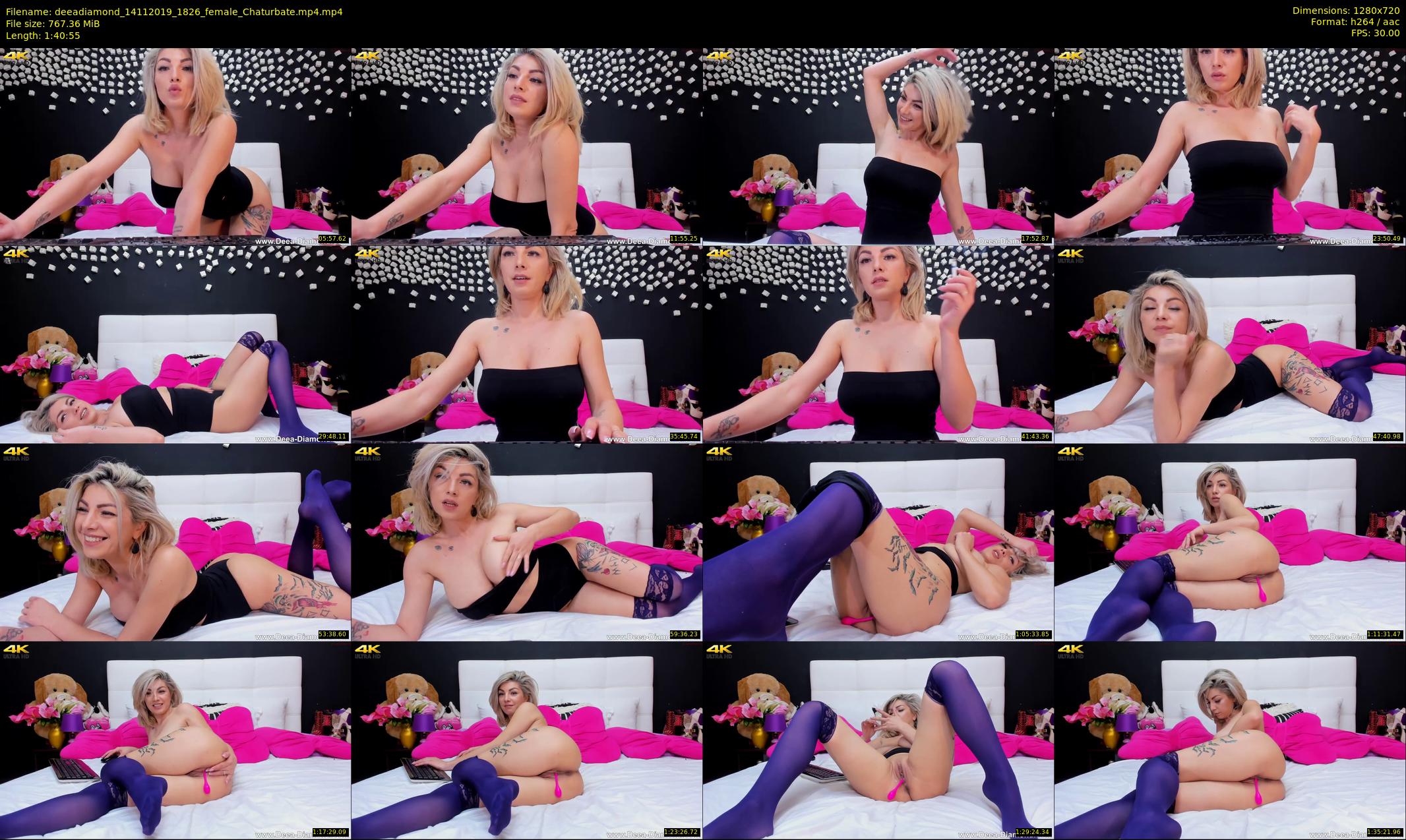 deeadiamond — 101 minute Chaturbate female cam show recording, 720p, Nov 14, 2019