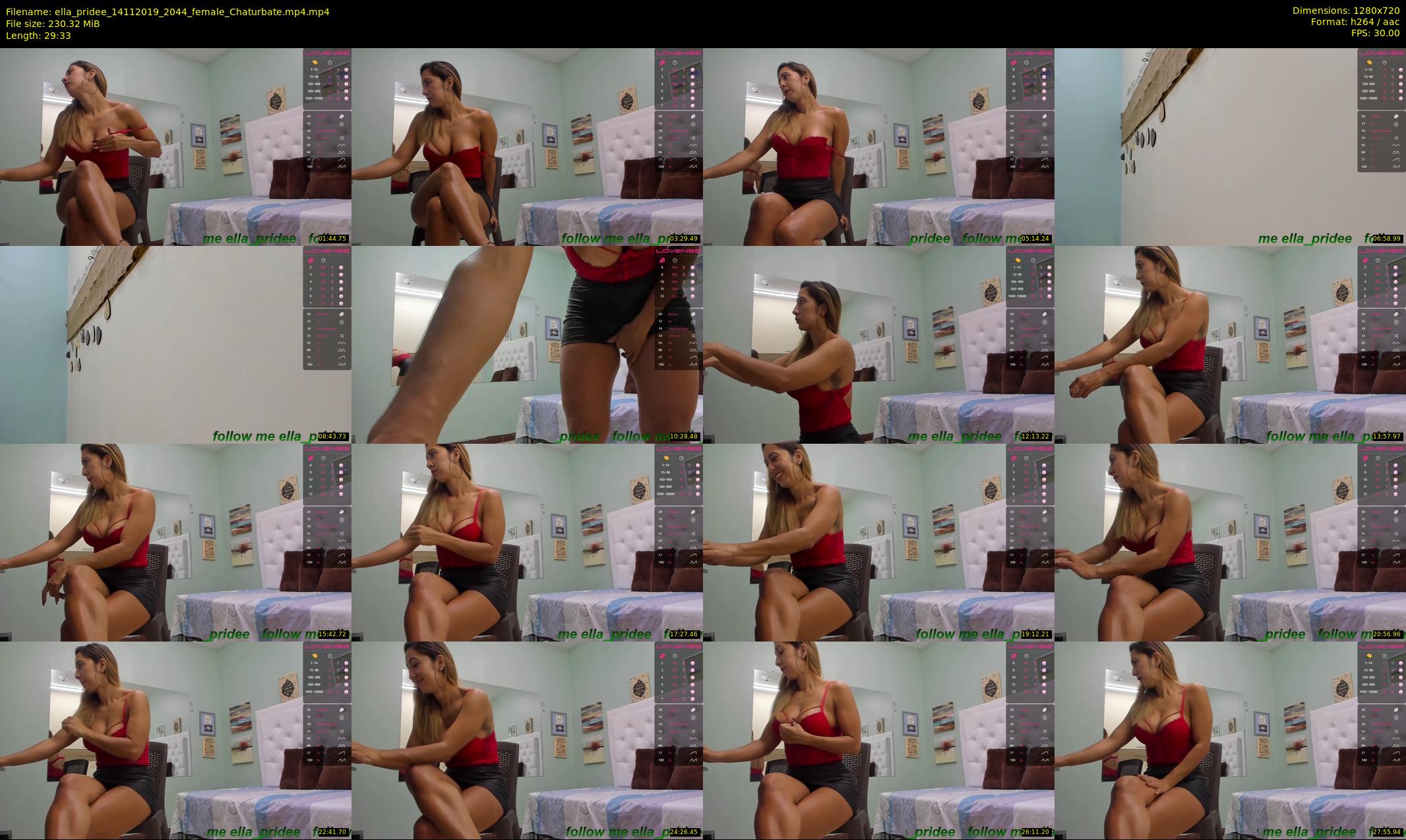 ella_pridee — 30 minute Chaturbate female cam show recording, 720p, Nov 14, 2019