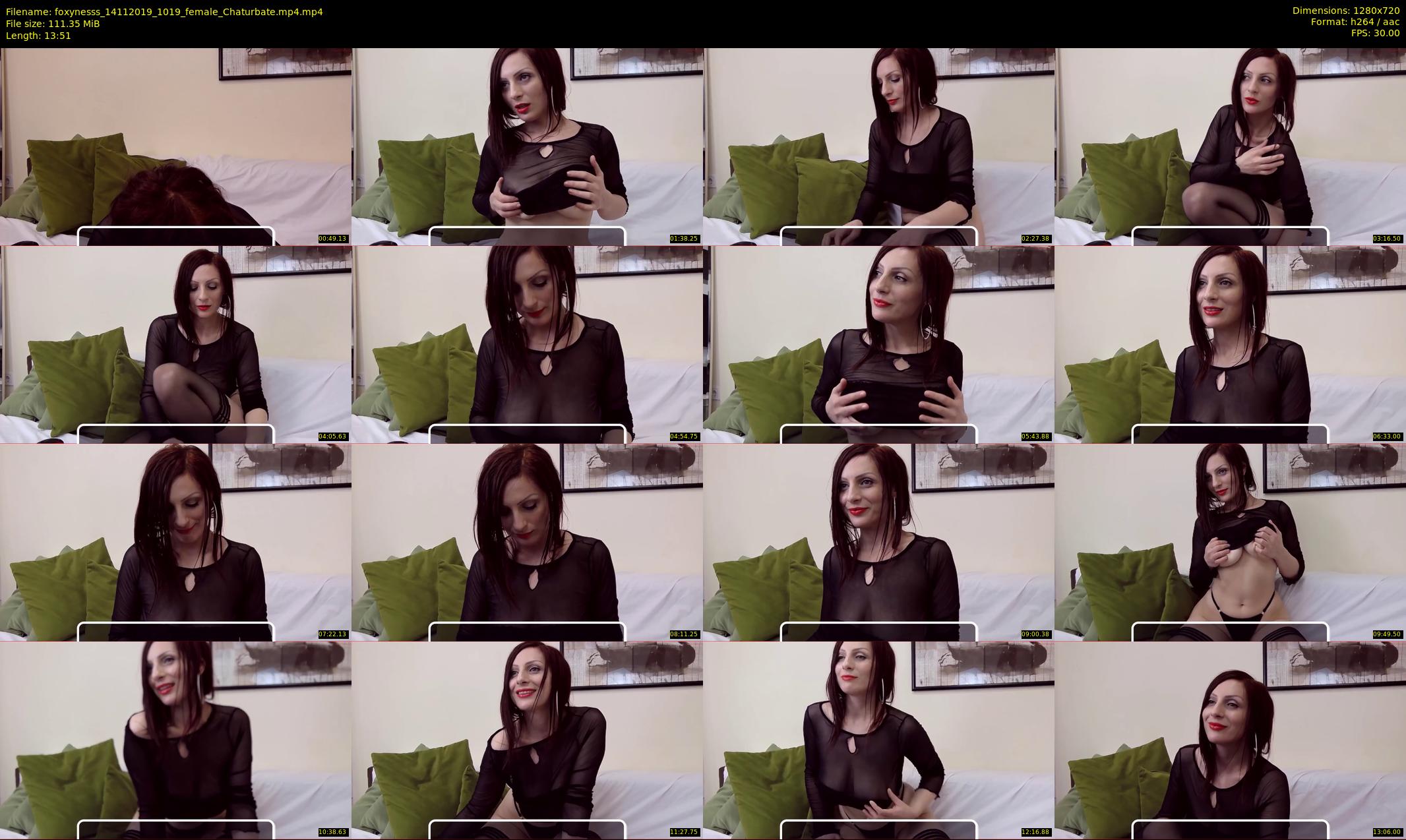 foxynesss — 14 minute Chaturbate female cam show recording, 720p, Nov 14, 2019
