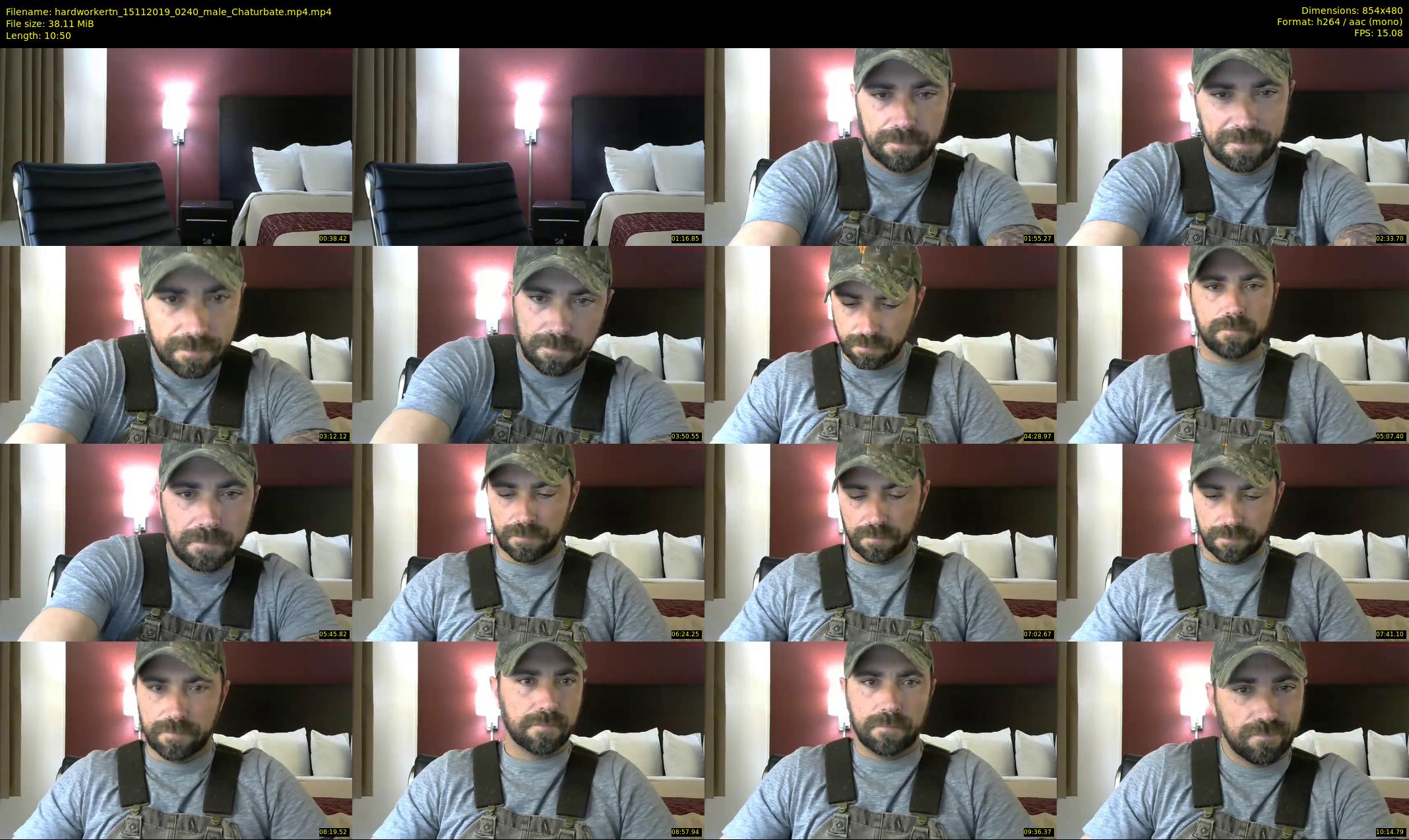 hardworkertn — 11 minute Chaturbate male cam show recording, 480p, Nov 15, 2019