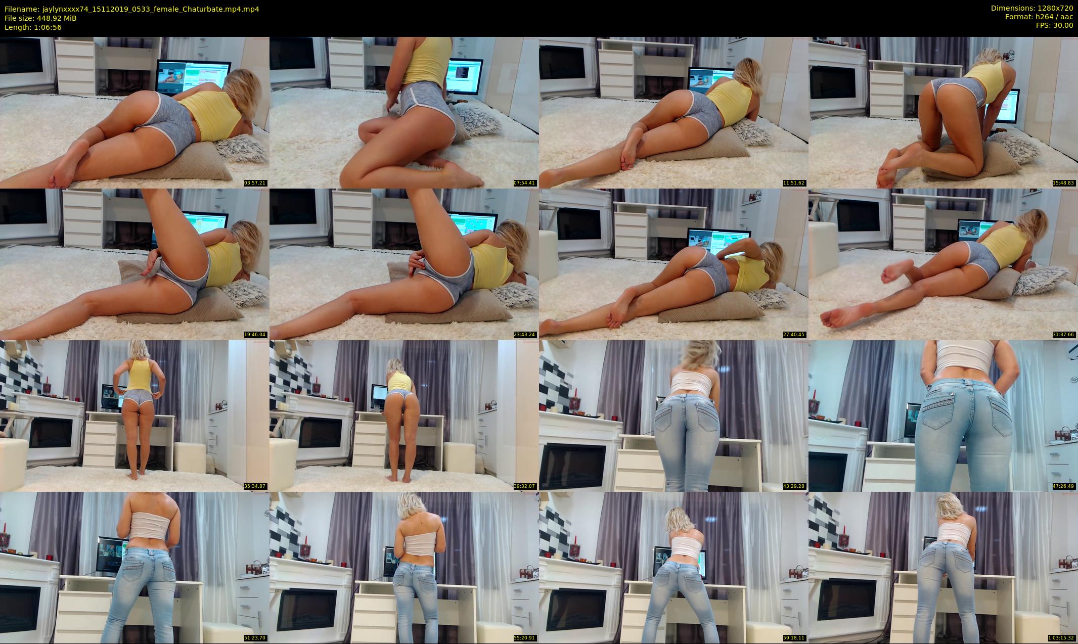 jaylynxxxx74 — 67 minute Chaturbate female cam show recording, 720p, Nov 15, 2019