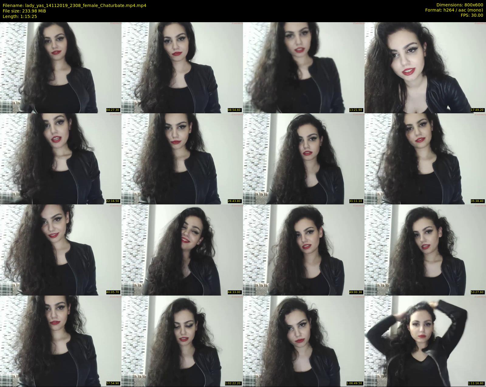 lady_yas — 76 minute Chaturbate female cam show recording, 480p, Nov 14, 2019