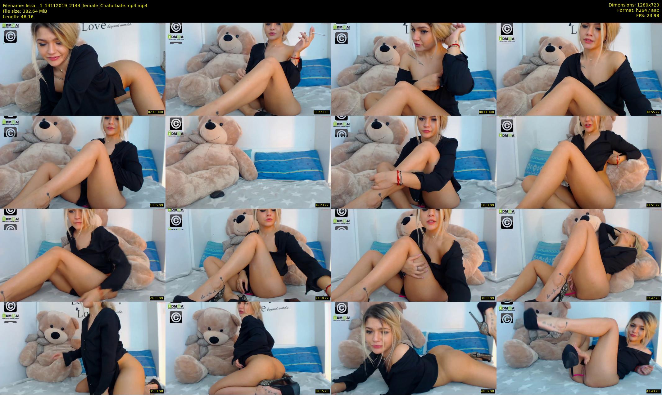 lissa__1 — 47 minute Chaturbate female cam show recording, 720p, Nov 14, 2019