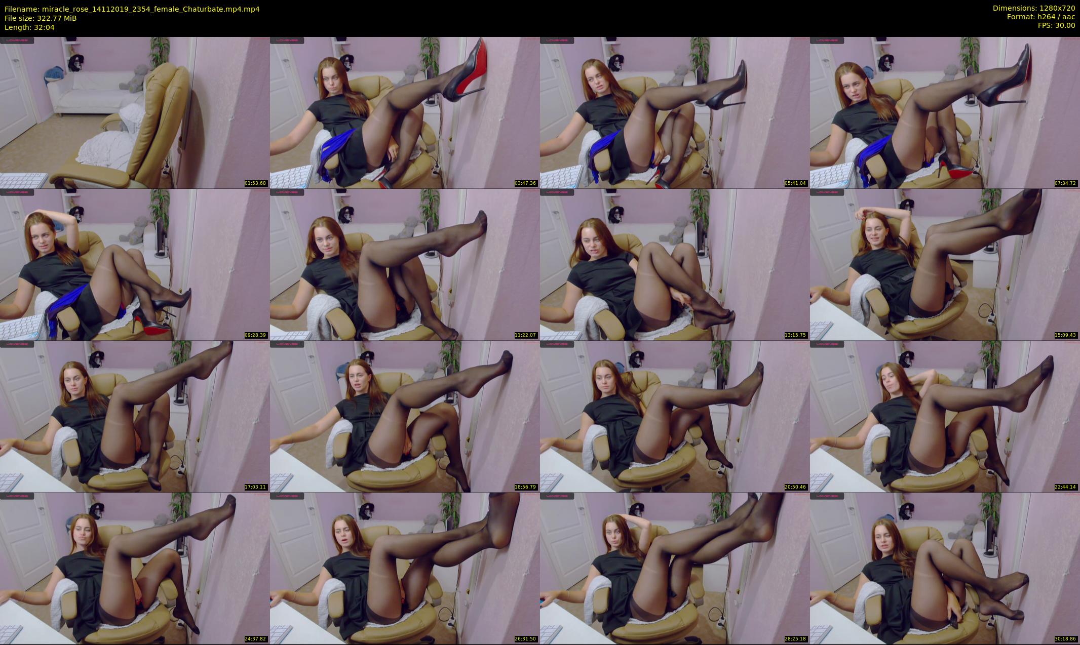 miracle_rose — 33 minute Chaturbate female cam show recording, 720p, Nov 14, 2019