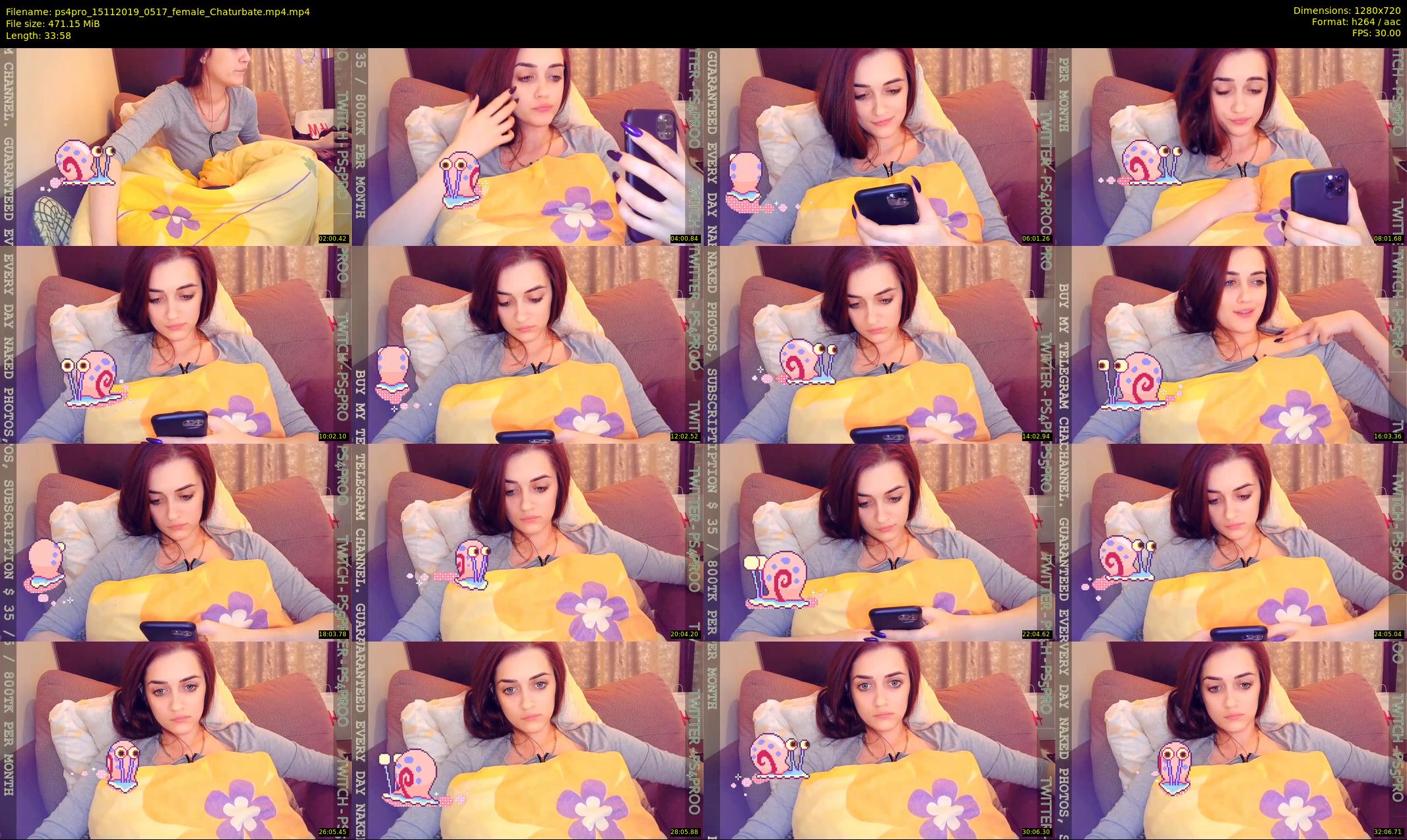 ps4pro — 34 minute Chaturbate female cam show recording, 720p, Nov 15, 2019