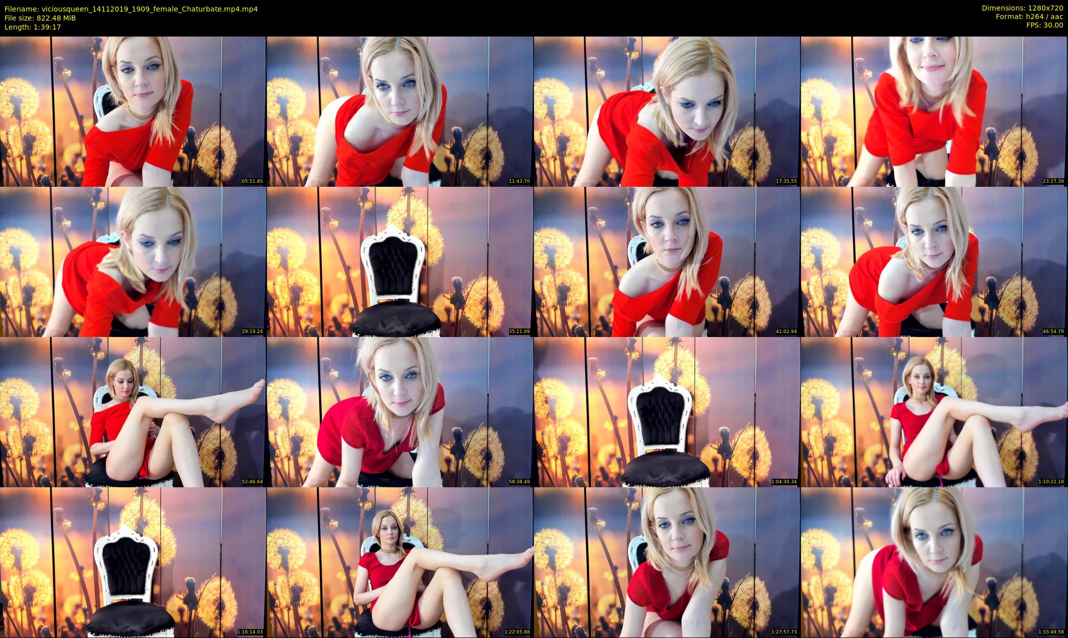 viciousqueen — 100 minute Chaturbate female cam show recording, 720p, Nov 14, 2019