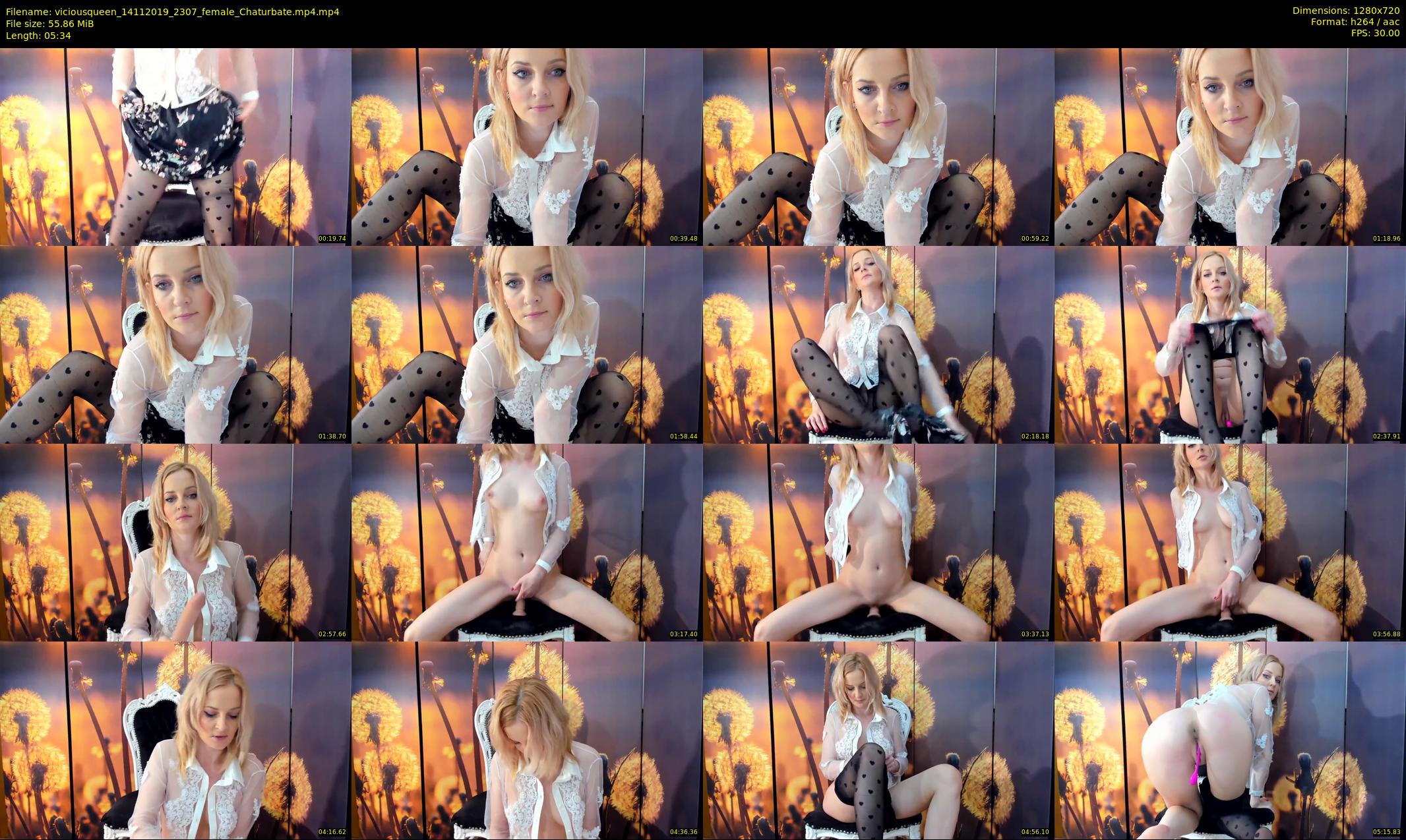 viciousqueen — 6 minute Chaturbate female cam show recording, 720p, Nov 14, 2019