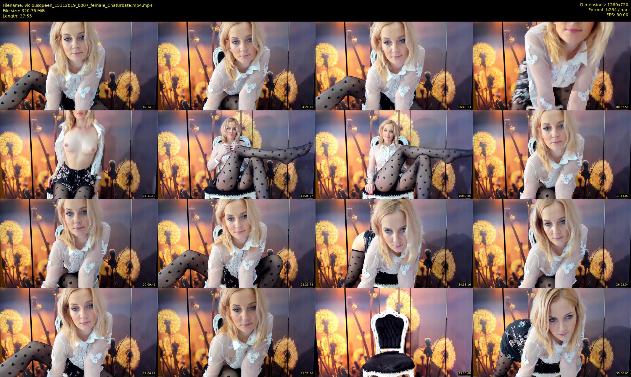 viciousqueen — 38 minute Chaturbate female cam show recording, 720p, Nov 15, 2019