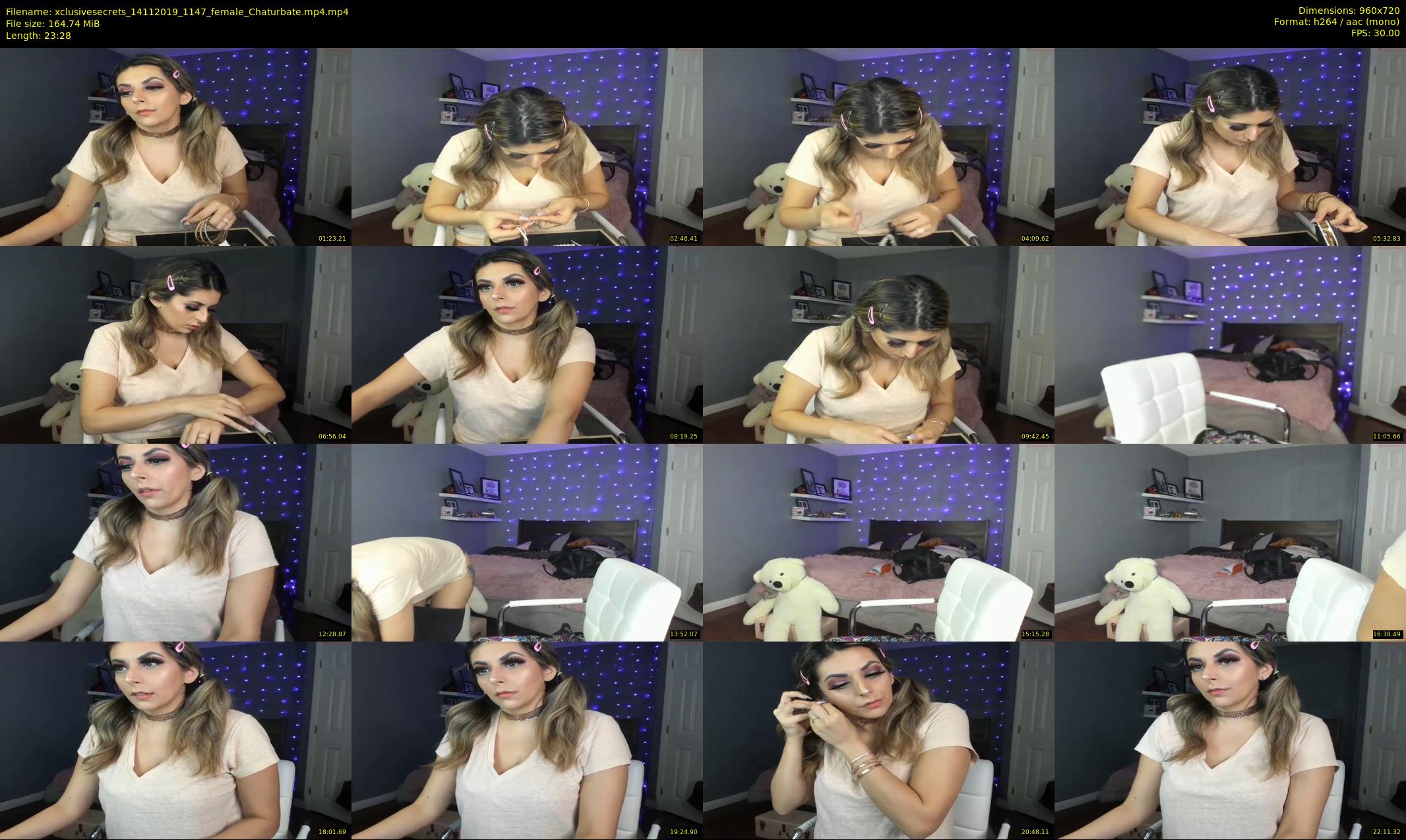 xclusivesecrets — 24 minute Chaturbate female cam show recording, 720p, Nov 14, 2019