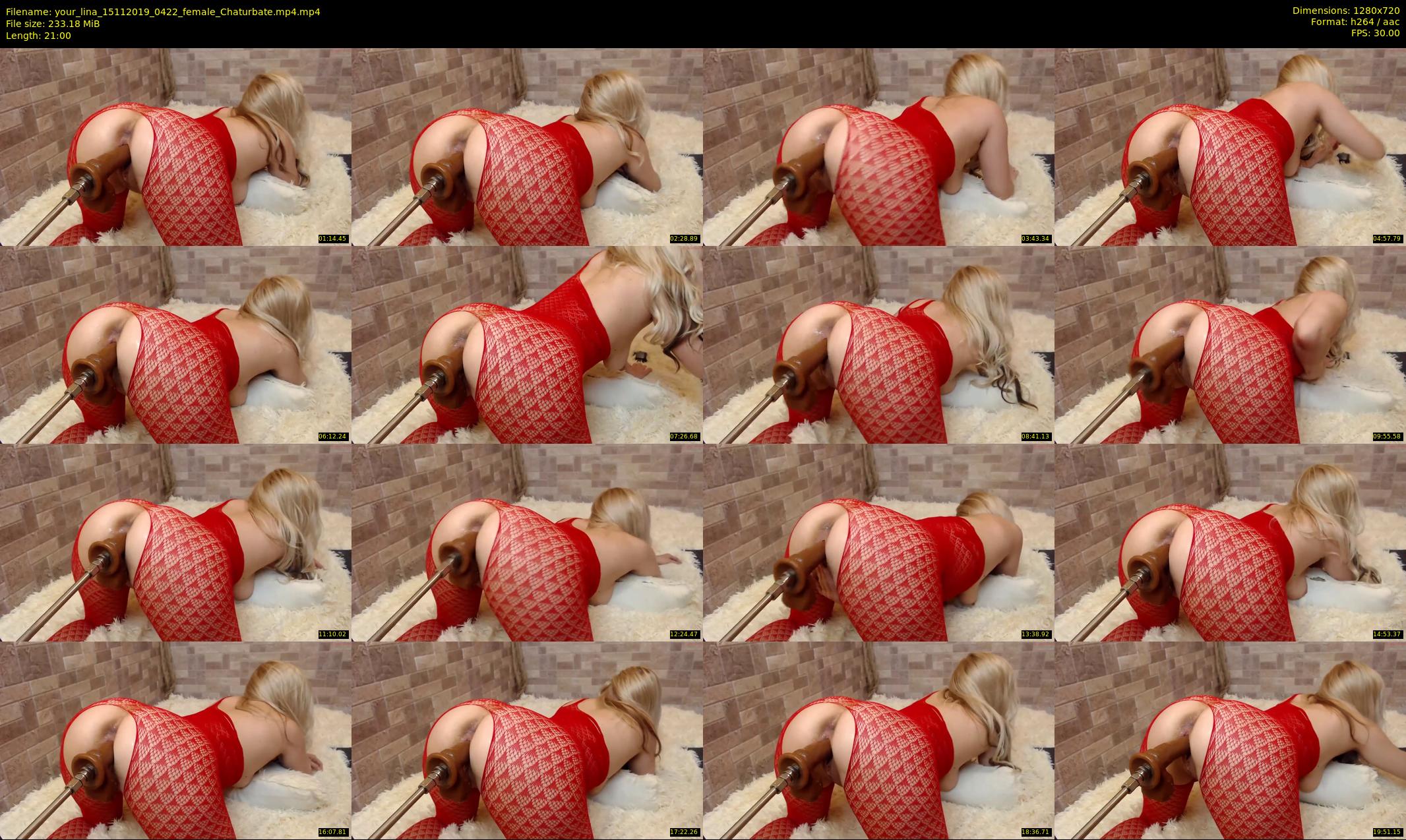your_lina — 21 minute Chaturbate female cam show recording, 720p, Nov 15, 2019