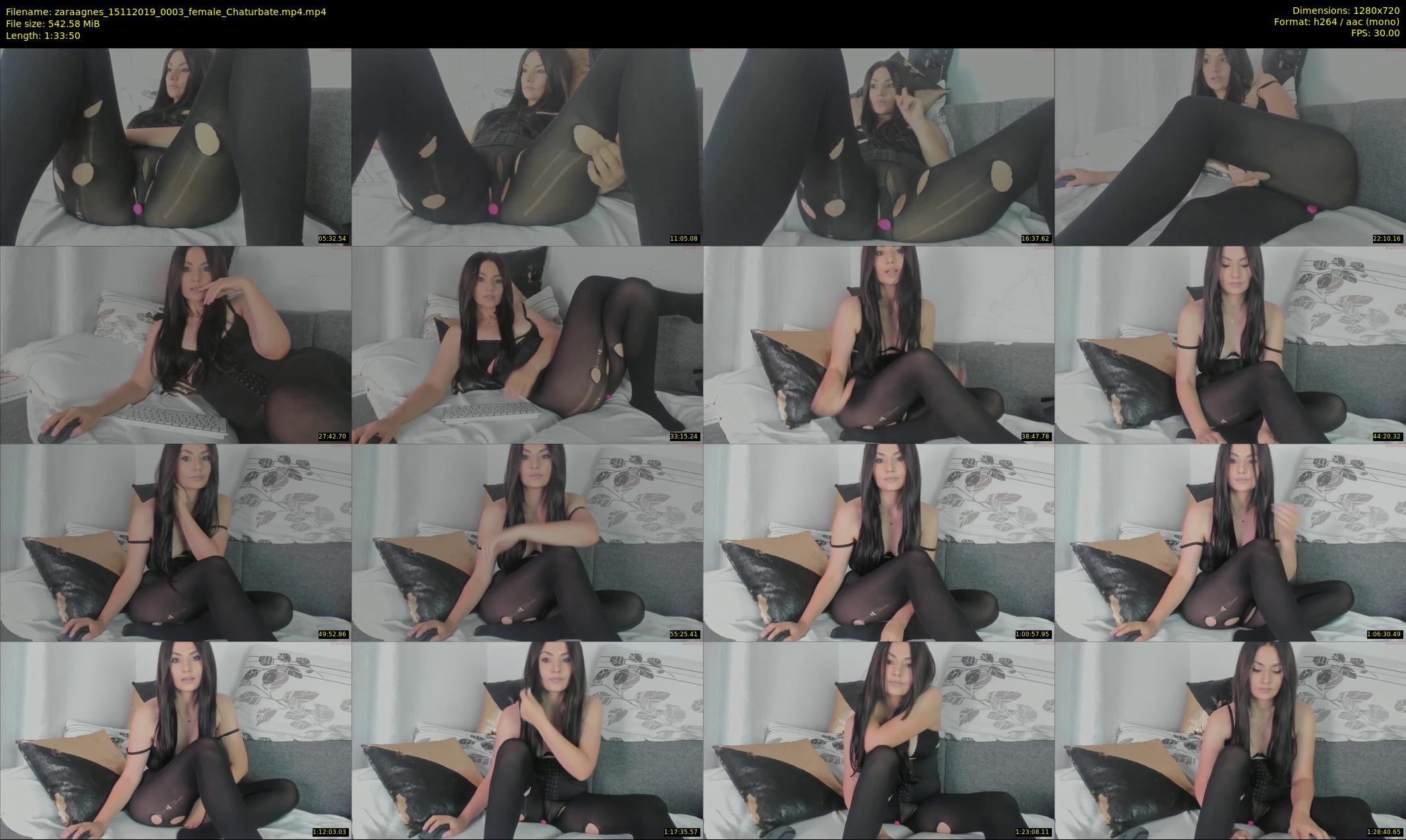 zaraagnes — 94 minute Chaturbate female cam show recording, 720p, Nov 15, 2019