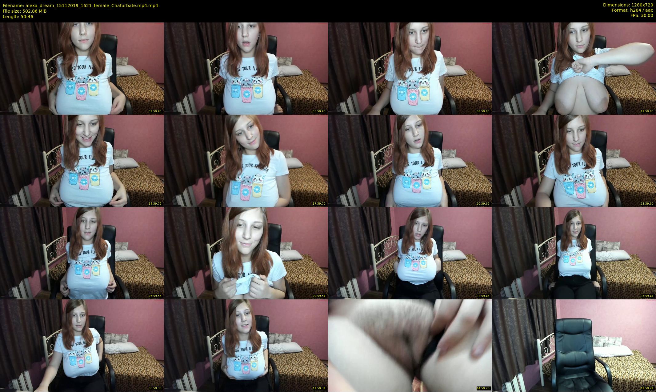 alexa_dream — 51 minute Chaturbate female cam show recording, 720p, Nov 15, 2019