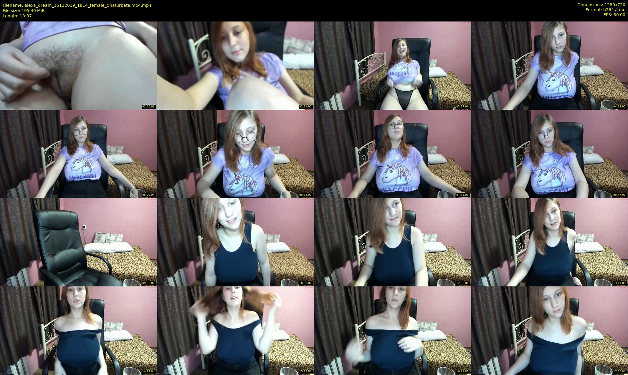 alexa_dream — 19 minute Chaturbate female cam show recording, 720p, Nov 15, 2019