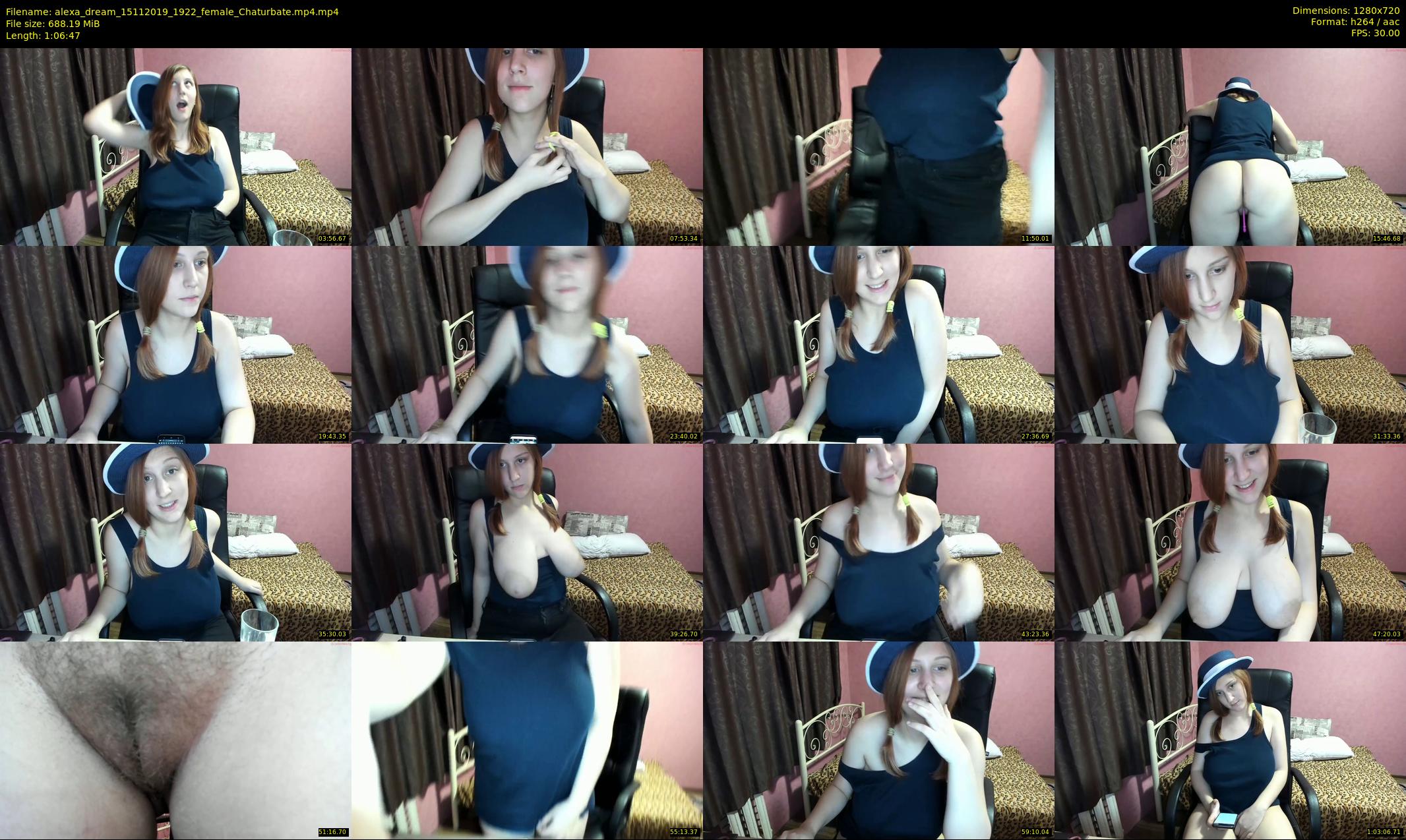 alexa_dream — 67 minute Chaturbate female cam show recording, 720p, Nov 15, 2019