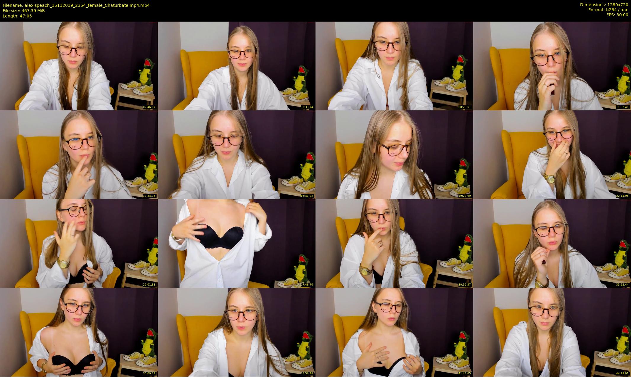 alexispeach — 48 minute Chaturbate female cam show recording, 720p, Nov 15, 2019