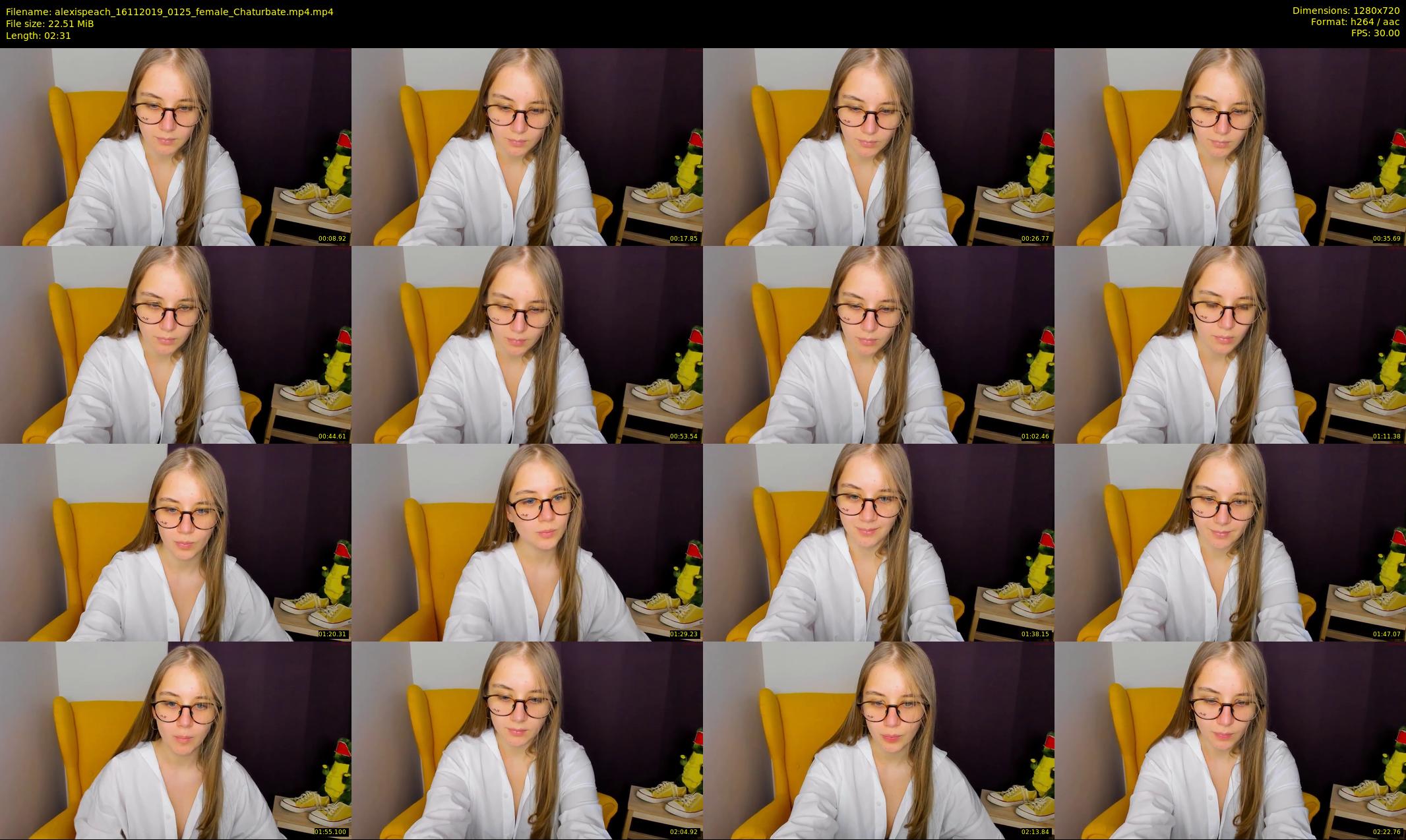 alexispeach — 3 minute Chaturbate female cam show recording, 720p, Nov 16, 2019