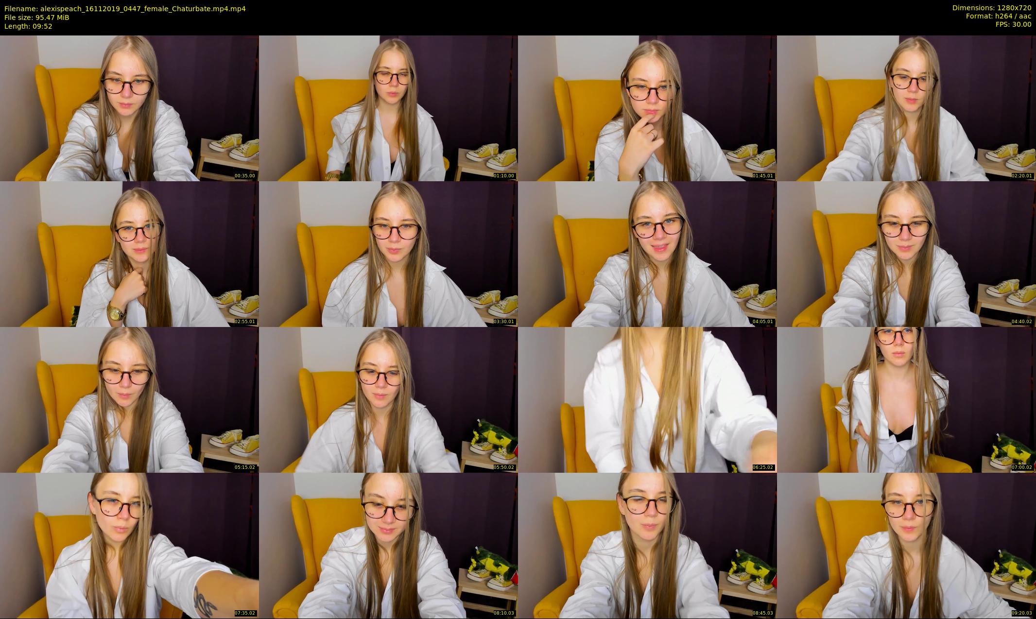 alexispeach — 10 minute Chaturbate female cam show recording, 720p, Nov 16, 2019