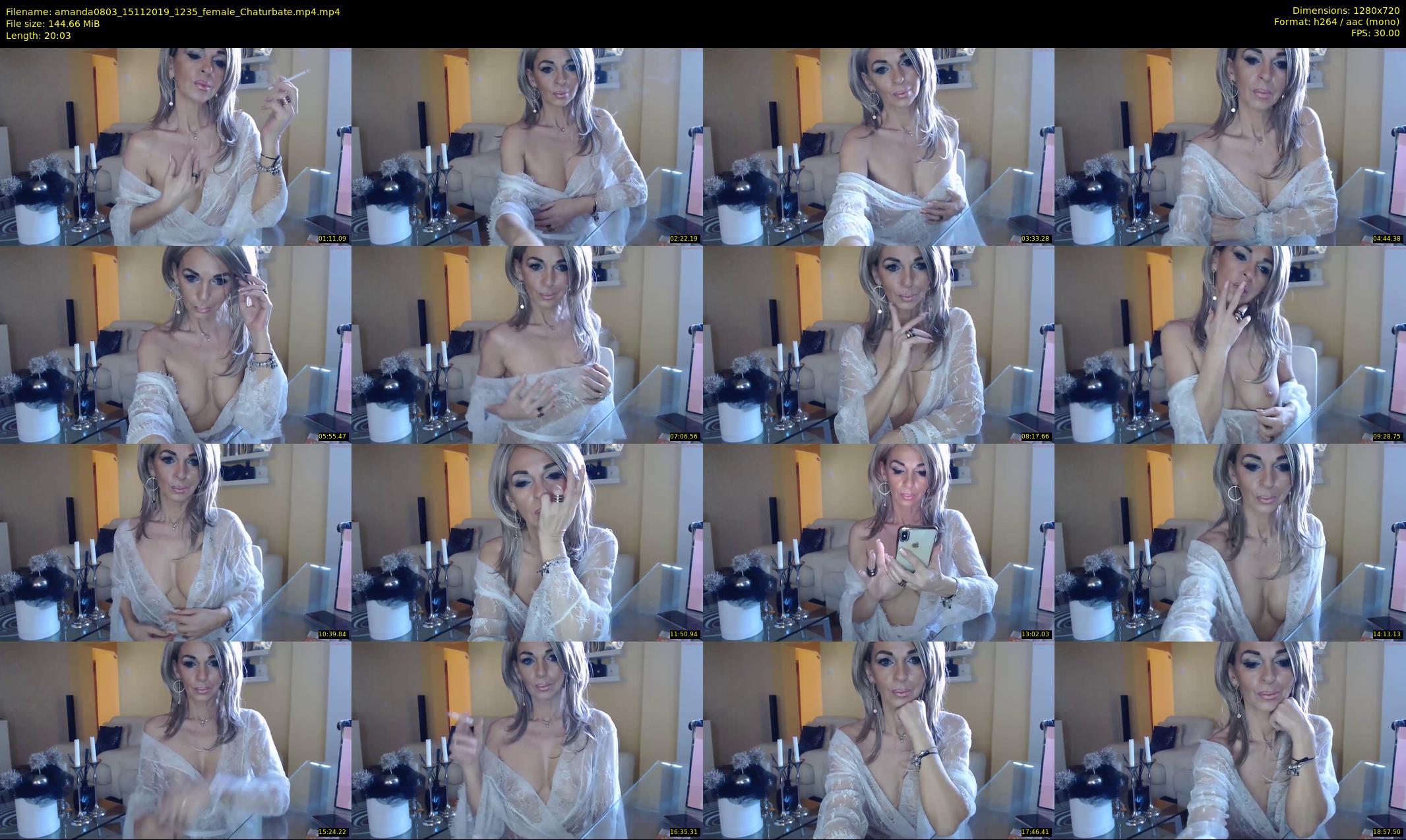 amanda0803 — 21 minute Chaturbate female cam show recording, 720p, Nov 15, 2019