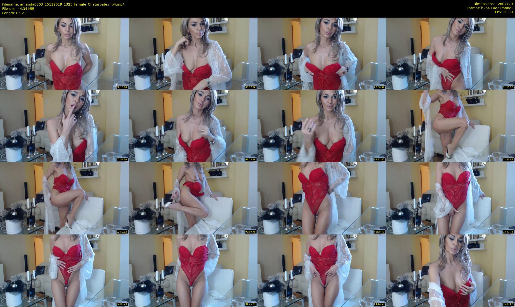 amanda0803 — 6 minute Chaturbate female cam show recording, 720p, Nov 15, 2019