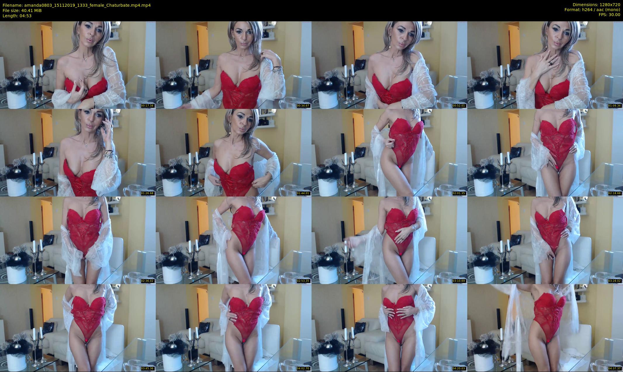 amanda0803 — 5 minute Chaturbate female cam show recording, 720p, Nov 15, 2019