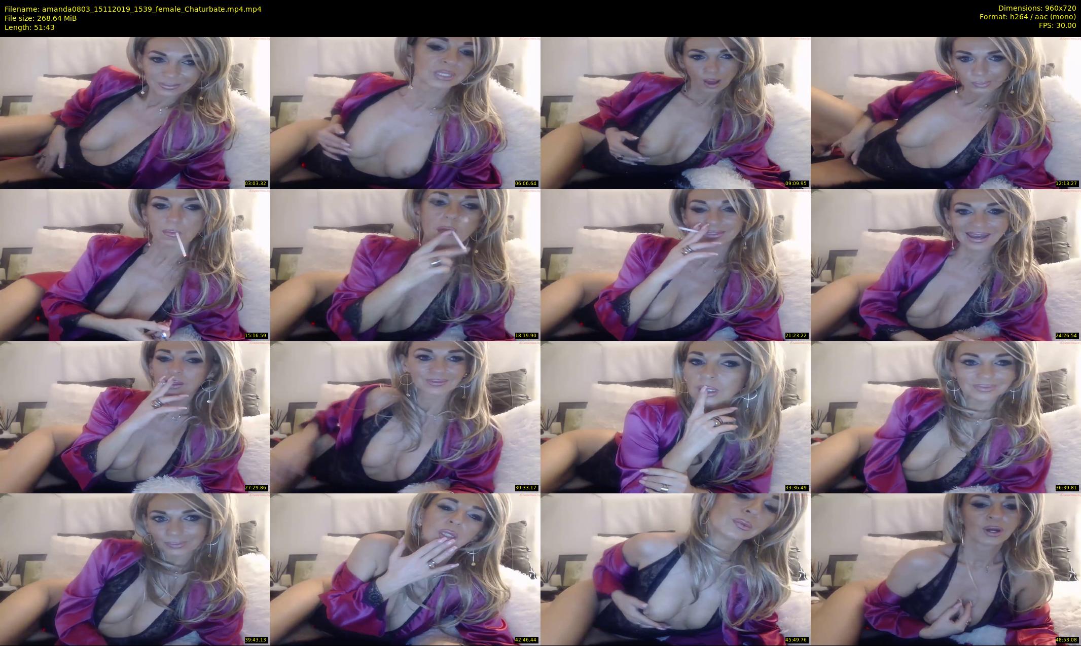 amanda0803 — 52 minute Chaturbate female cam show recording, 720p, Nov 15, 2019