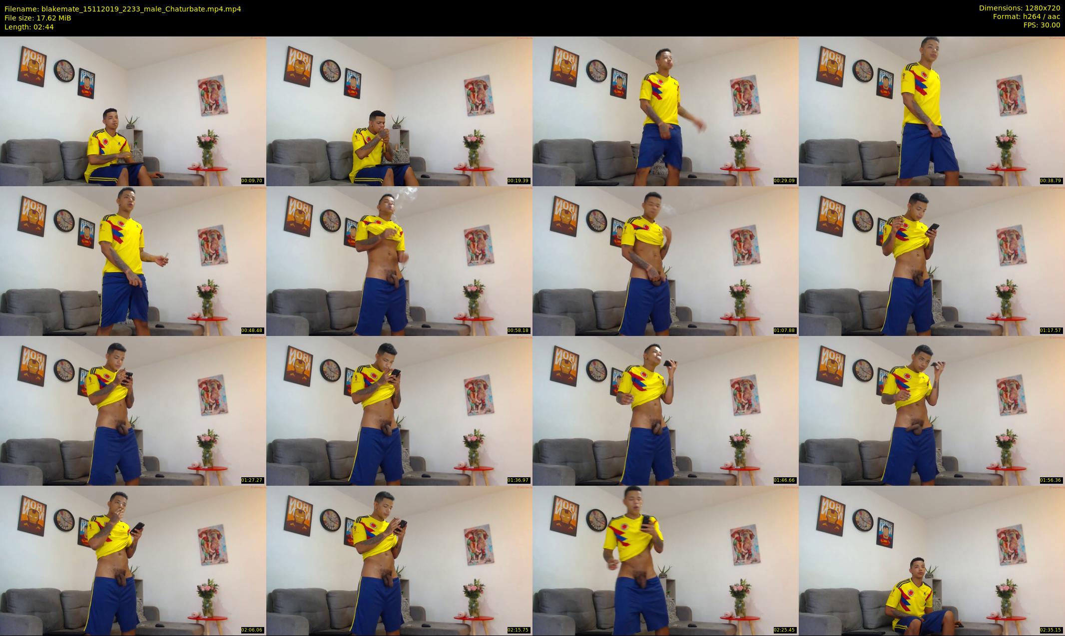 blakemate — 3 minute Chaturbate male cam show recording, 720p, Nov 15, 2019