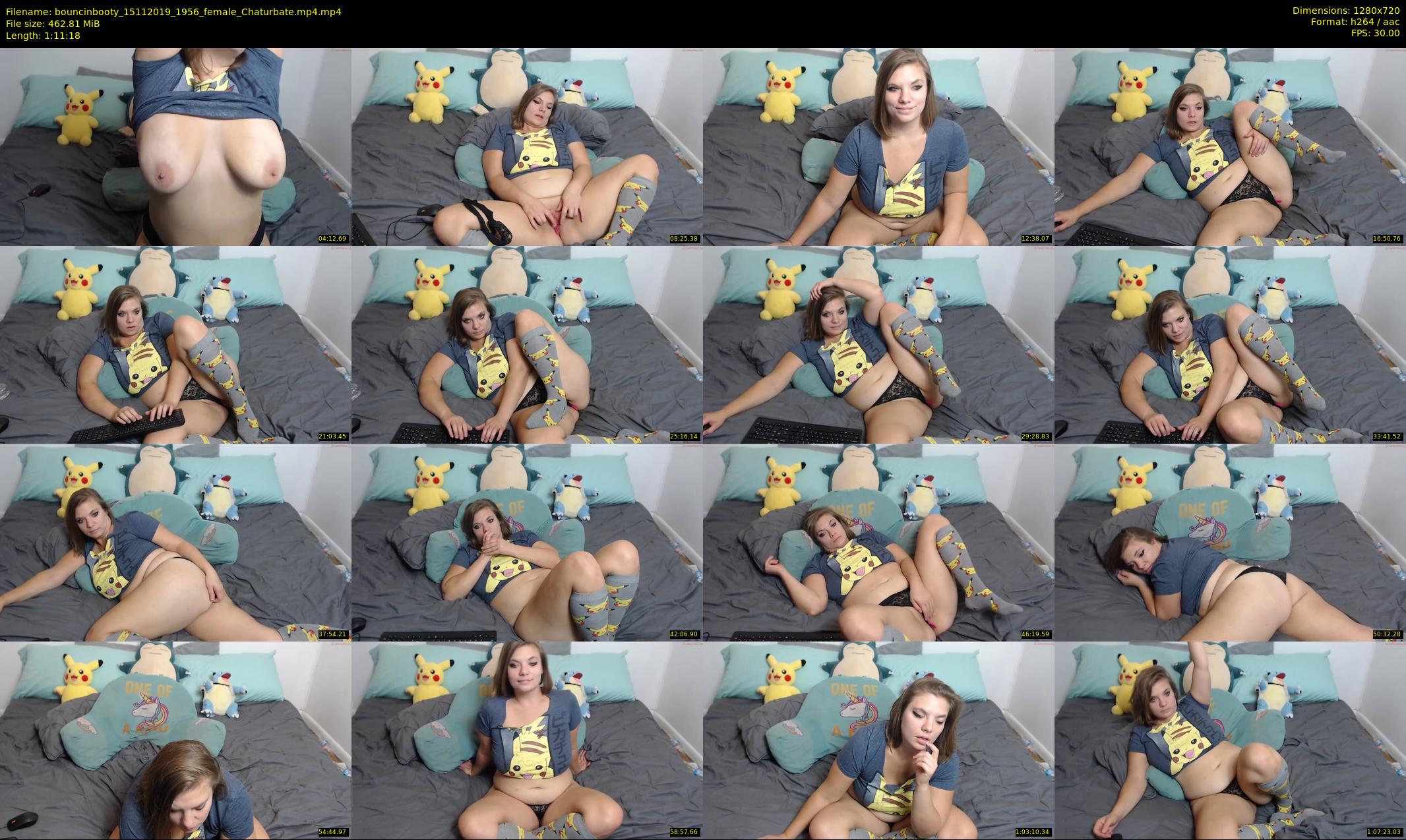 bouncinbooty — 72 minute Chaturbate female cam show recording, 720p, Nov 15, 2019