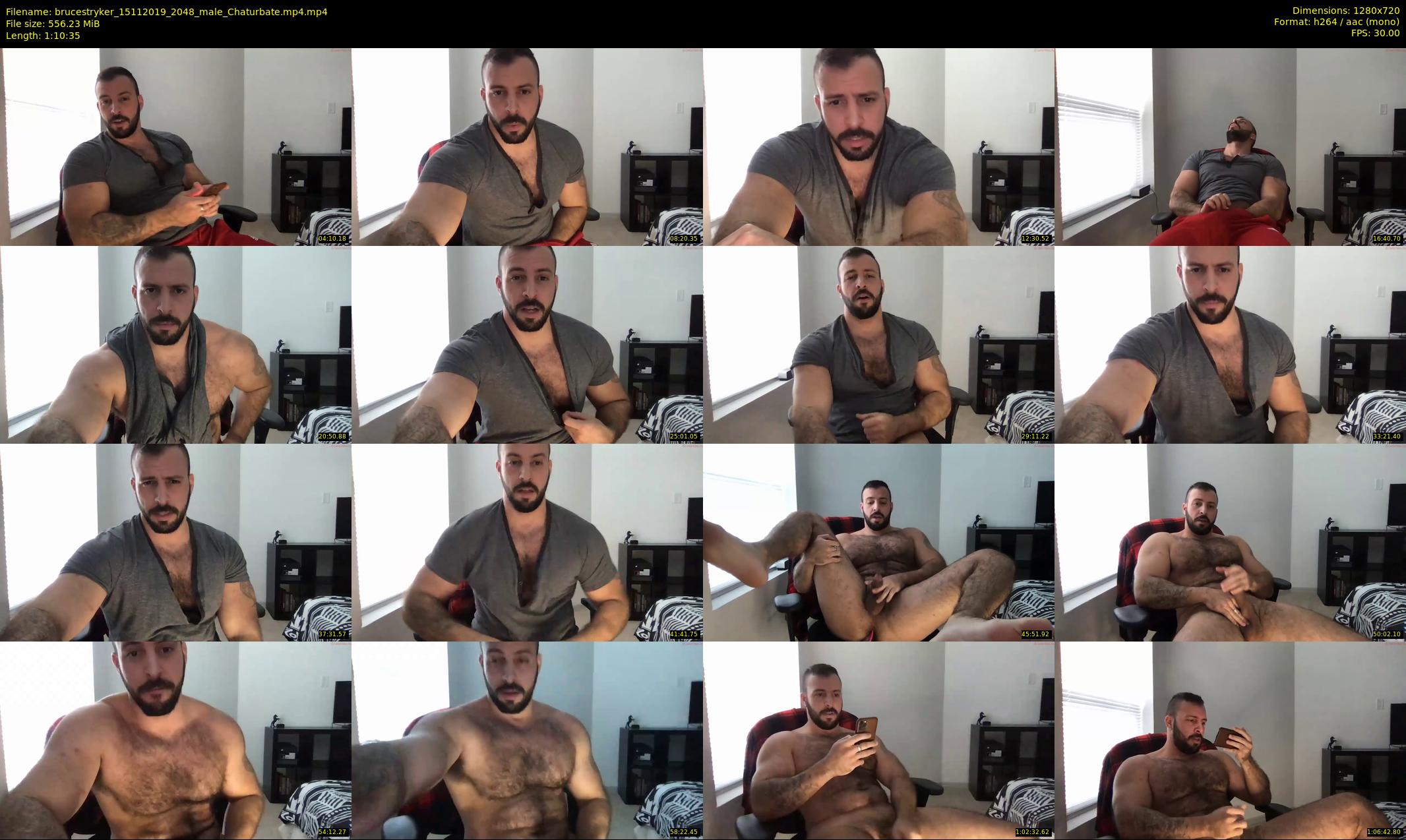 brucestryker — 71 minute Chaturbate male cam show recording, 720p, Nov 15, 2019